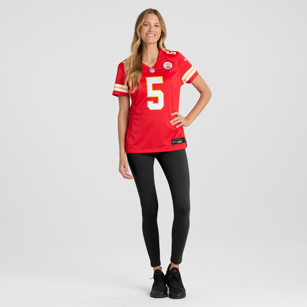 Women's Kansas City Chiefs Mansoor Delane Nike Red Game Jersey