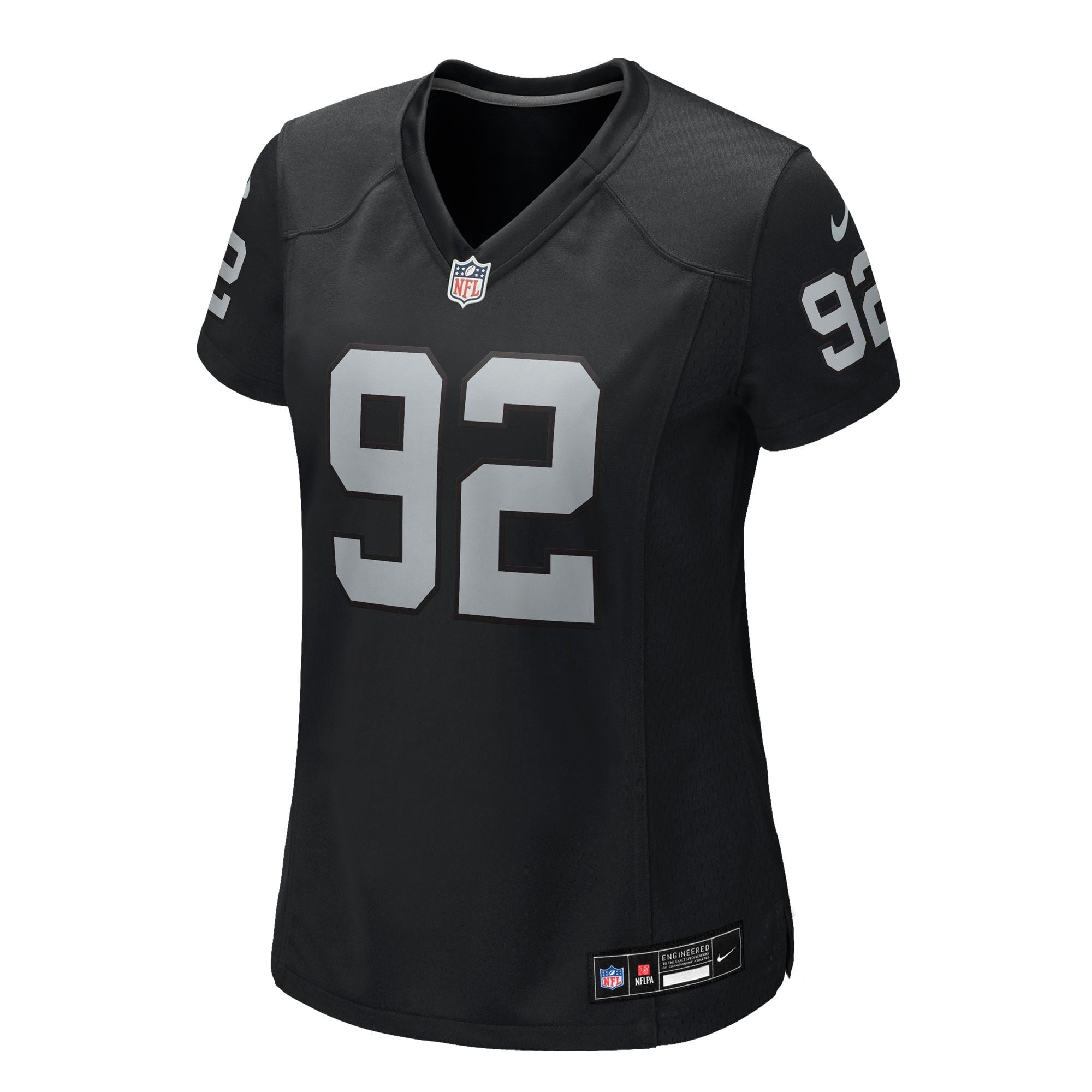 Women's Las Vegas Raiders Jj Pegues Nike Black Team Game Jersey