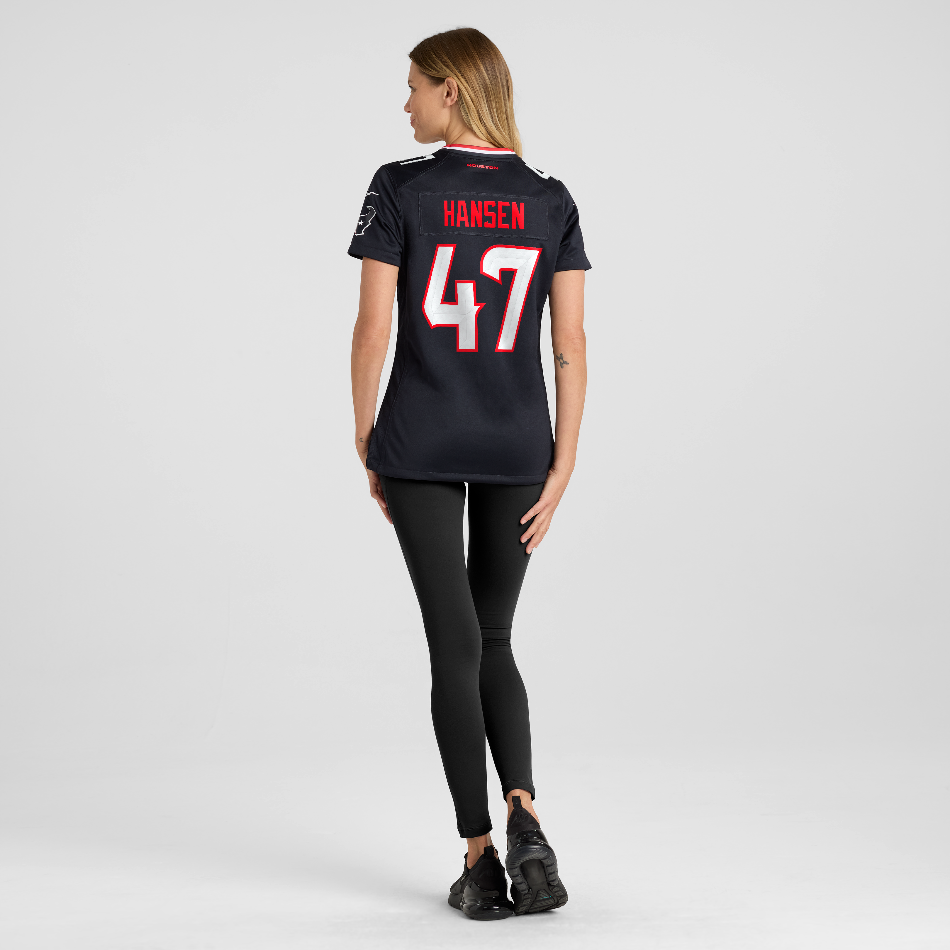 Women's Houston Texans Louis Hansen Nike Navy Team Game Jersey