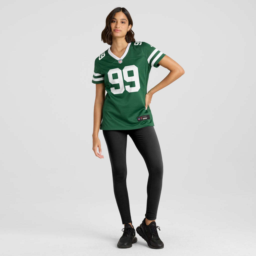 Women's New York Jets Tvondre Sweat Nike Legacy Green Team Game Jersey