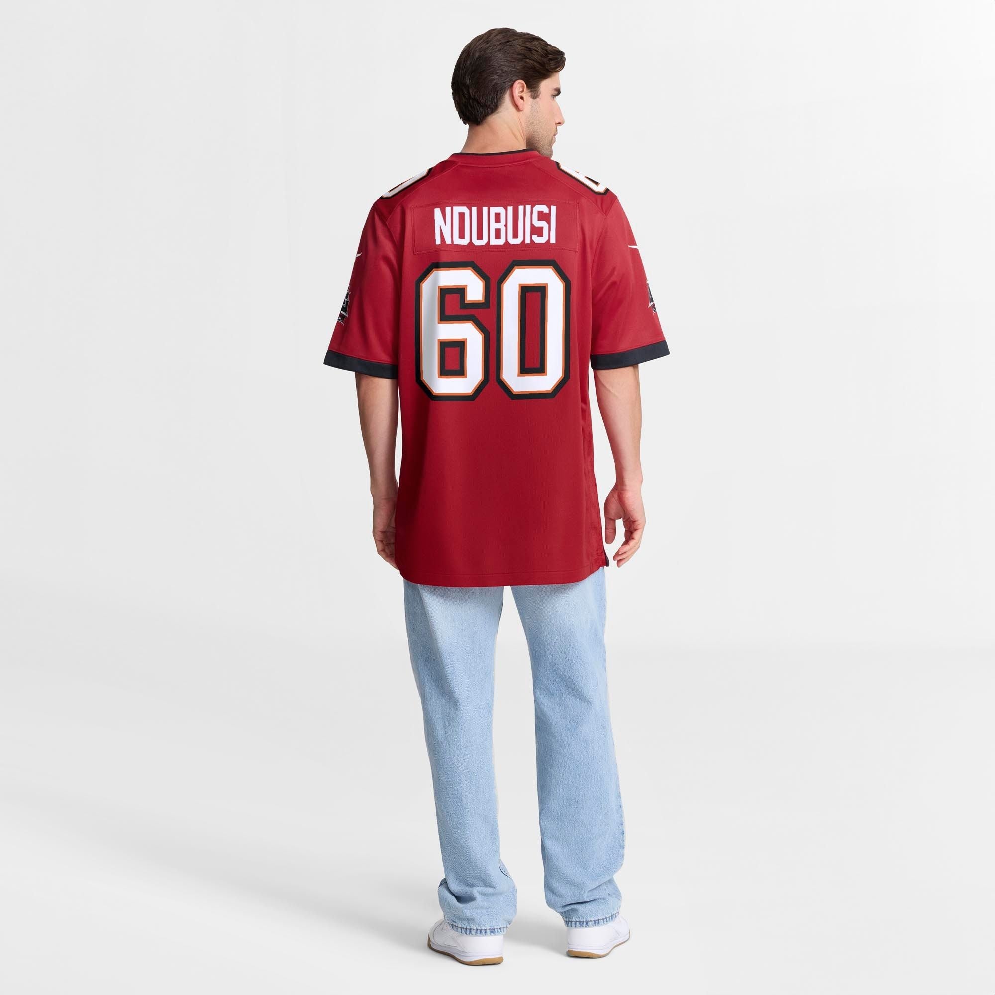 Men's Tampa Bay Buccaneers Haggai Ndubuisi Nike Red Team Game Jersey
