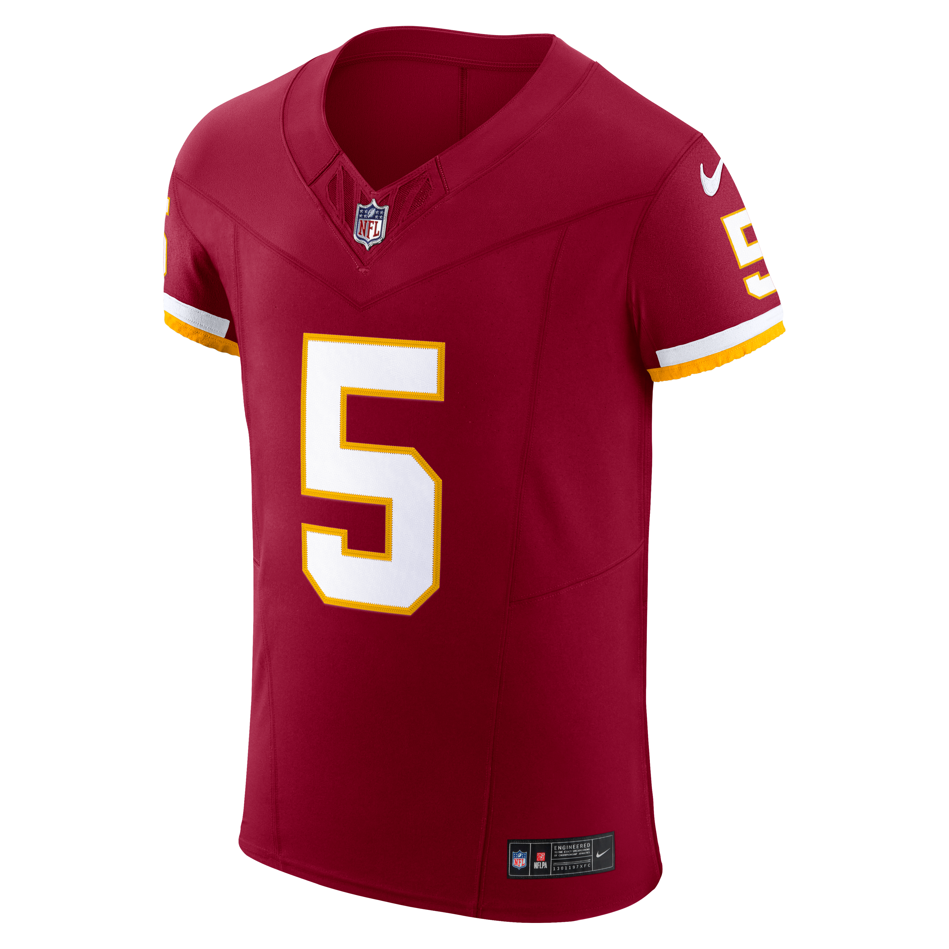 Men's Washington Commanders Jayden Daniels Nike Burgundy Team Vapor Fuse Elite Jersey