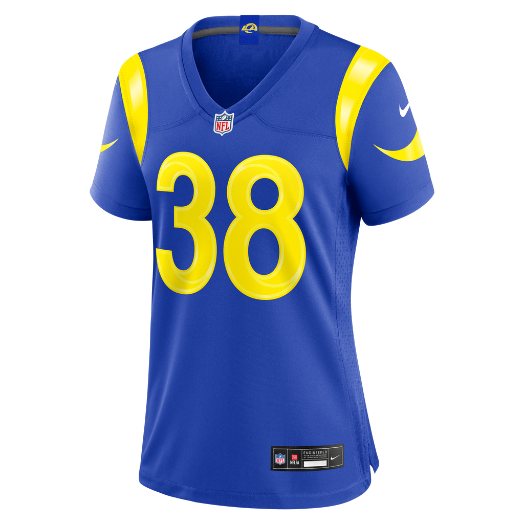 Women's Los Angeles Rams Dan Villari Nike Royal Team Game Jersey