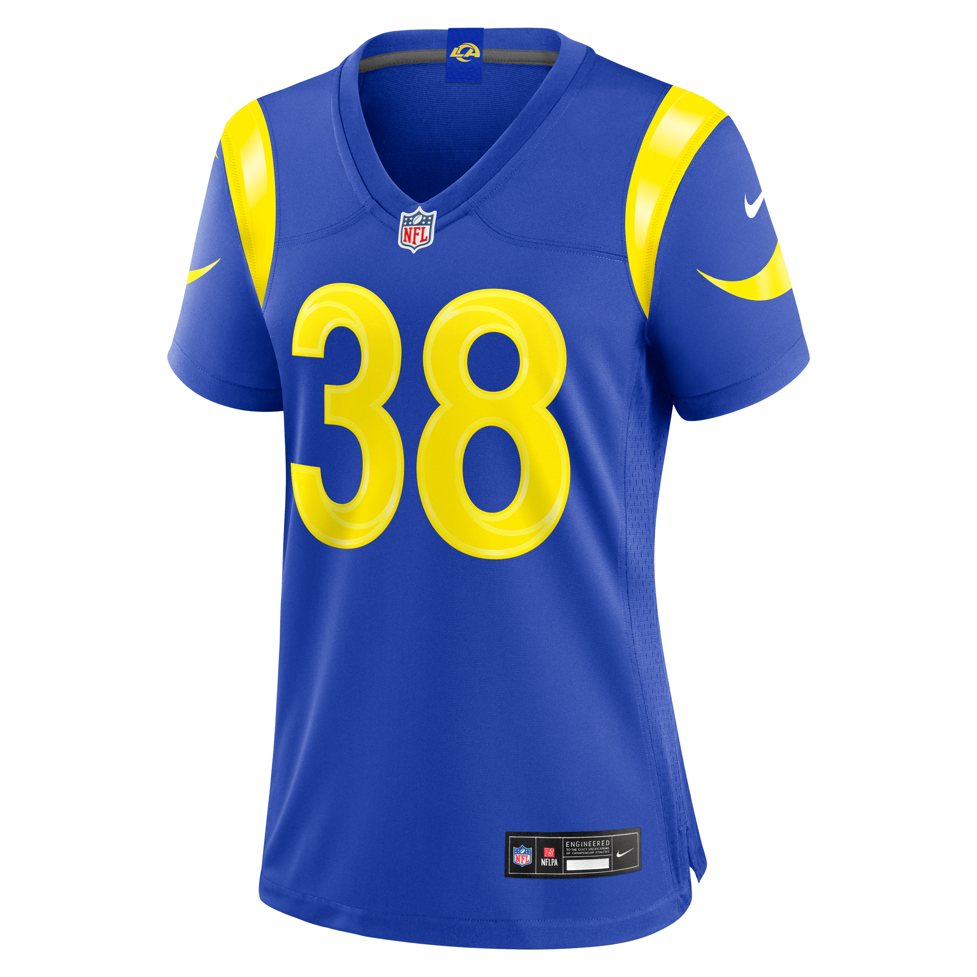 Women's Los Angeles Rams Dan Villari Nike Royal Team Game Jersey