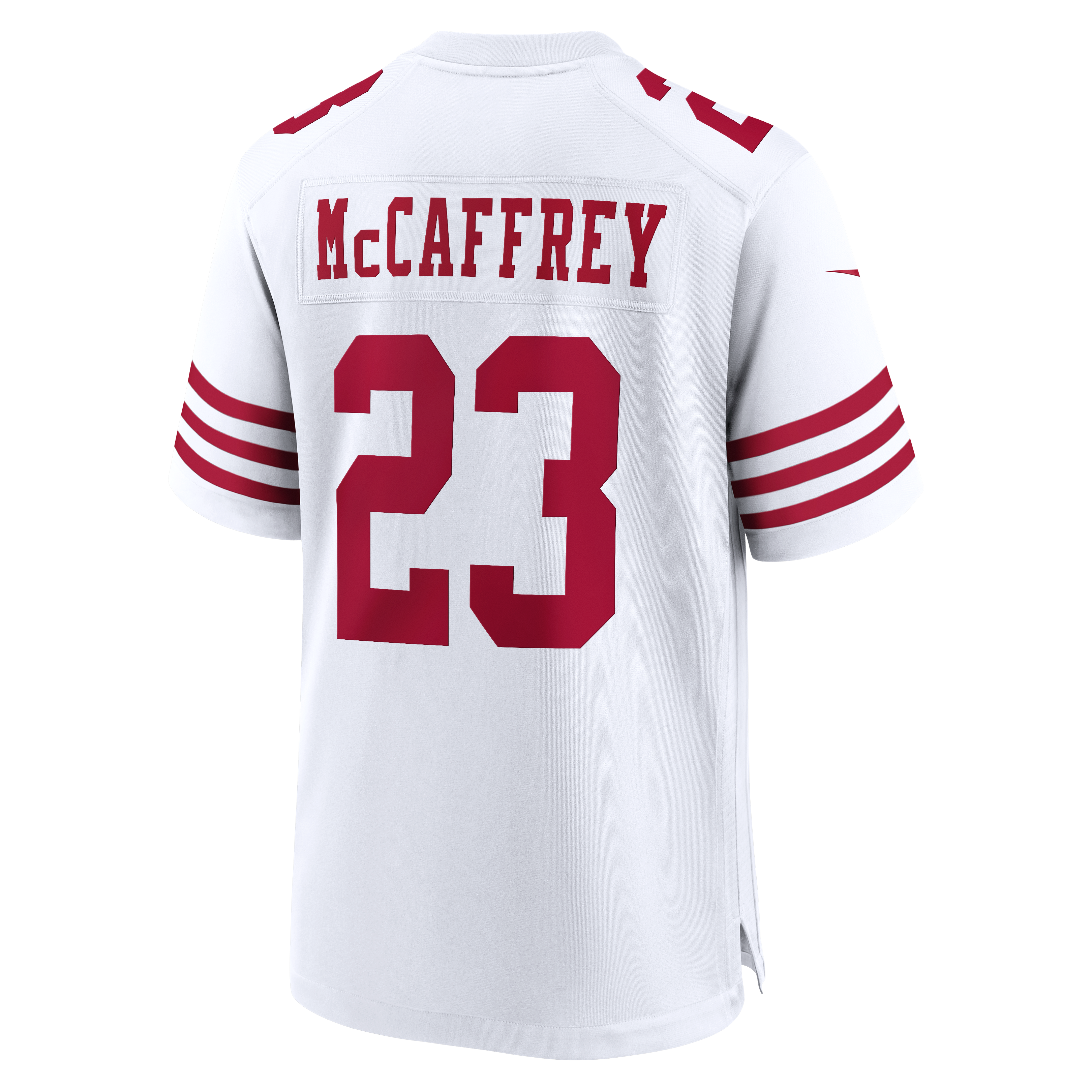 Men's San Francisco 49Ers Christian Mccaffrey Nike White 80Th Anniversary Game Jersey