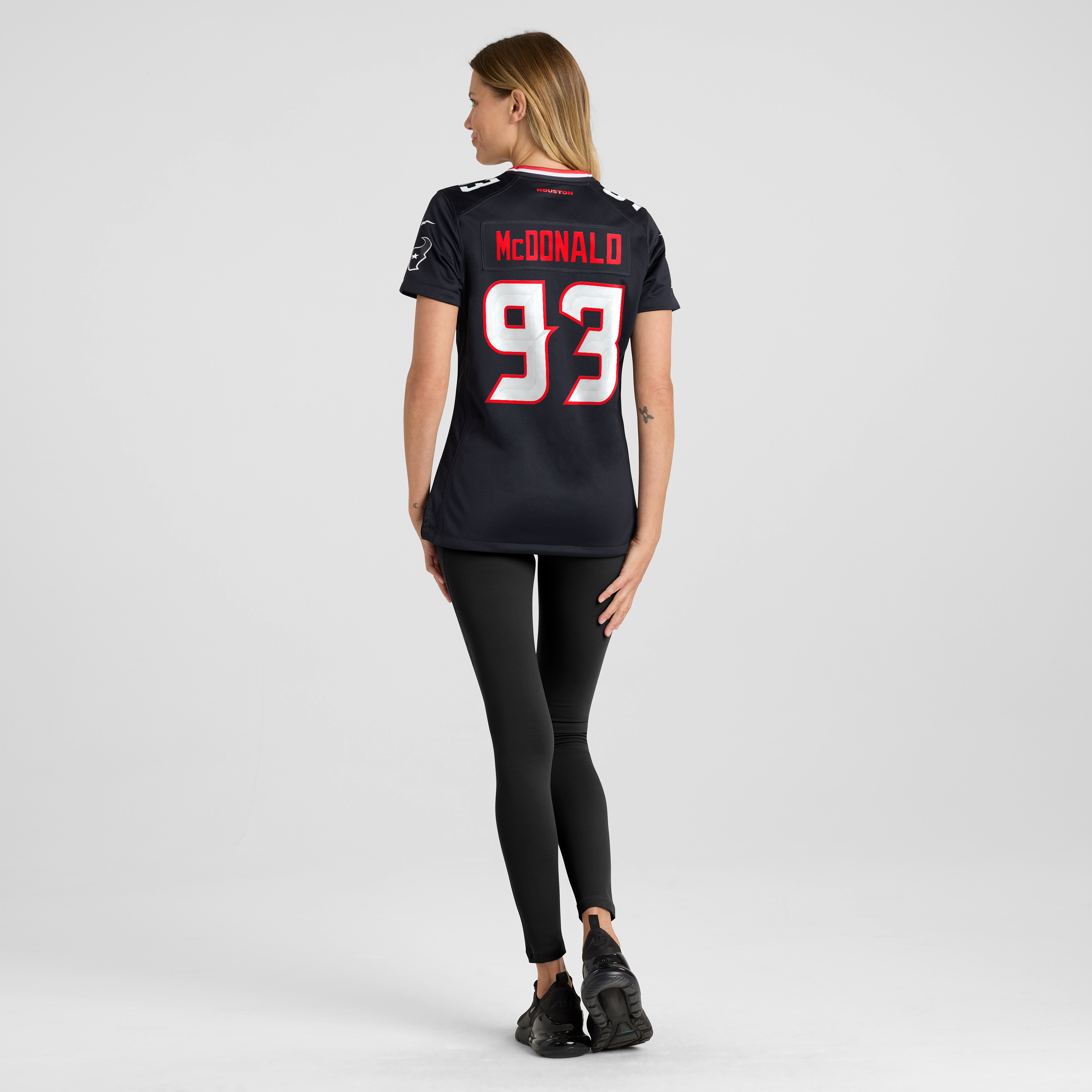 Women's Houston Texans Kayden Mcdonald Nike Navy Team Game Jersey