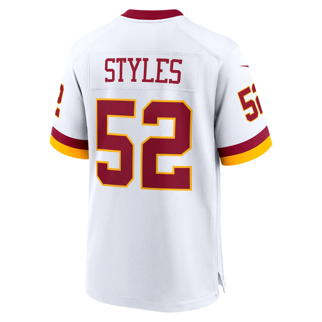 Men's Washington Commanders Sonny Styles Nike White Game Super Bowl Era Jersey