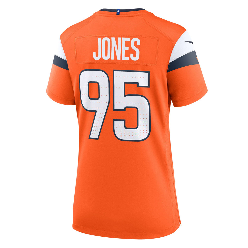 Women's Denver Broncos Saivion Jones Nike Orange Team Game Jersey