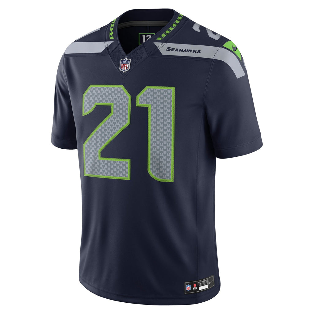 Men's Seattle Seahawks Devon Witherspoon Nike College Navy Team Vapor Fuse Stitched Limited Jersey