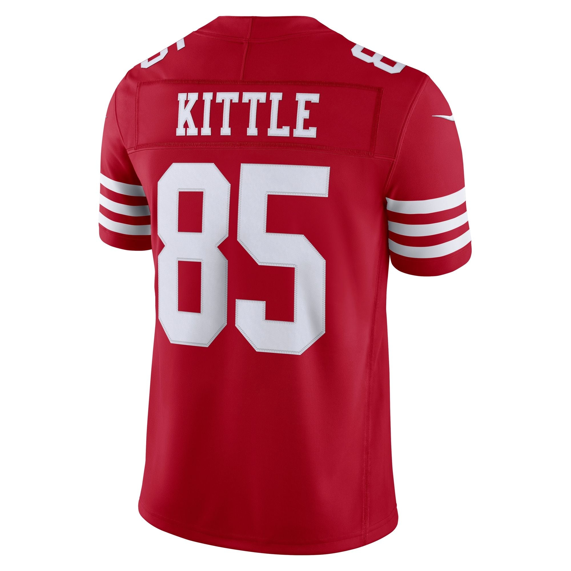 Men's San Francisco 49Ers George Kittle Nike Scarlet Team Vapor Fuse Stitched Limited Jersey