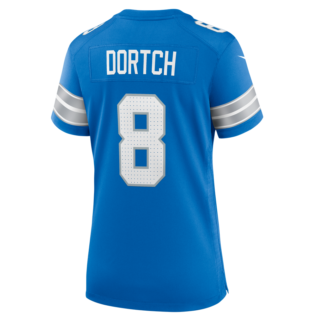 Women's Detroit Lions Greg Dortch Nike Blue Team Game Jersey