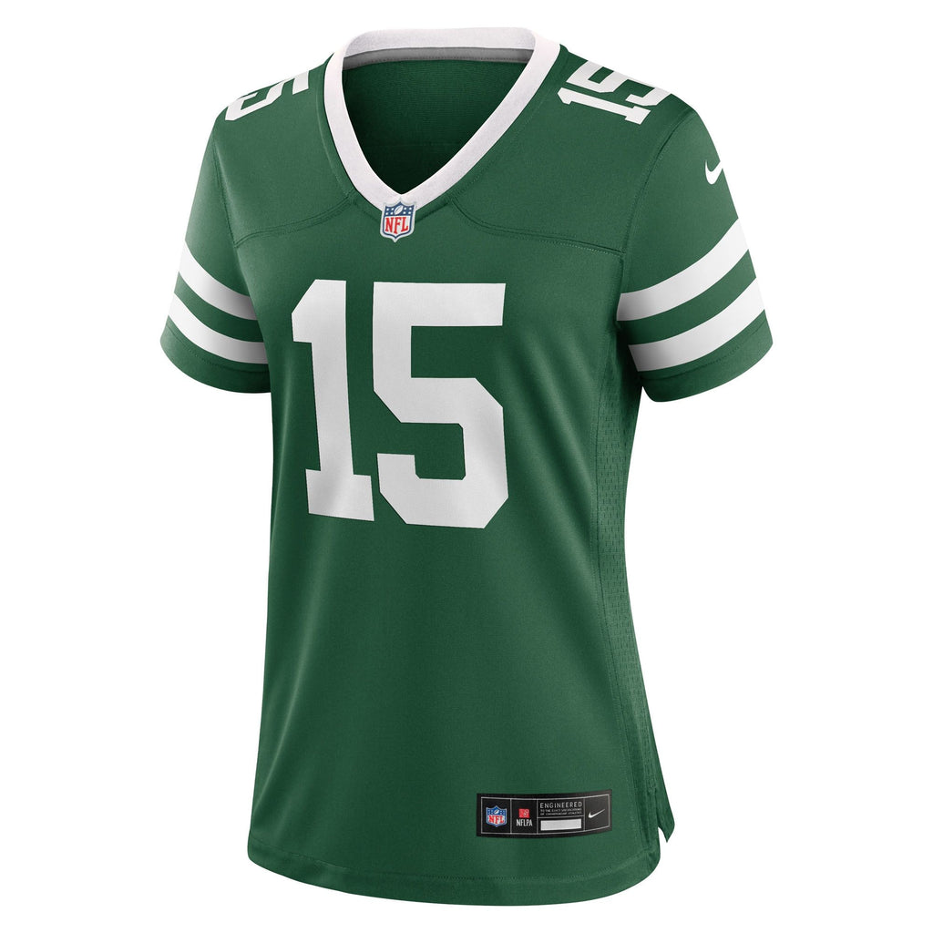 Women's New York Jets Adonai Mitchell Nike Legacy Green Team Game Jersey
