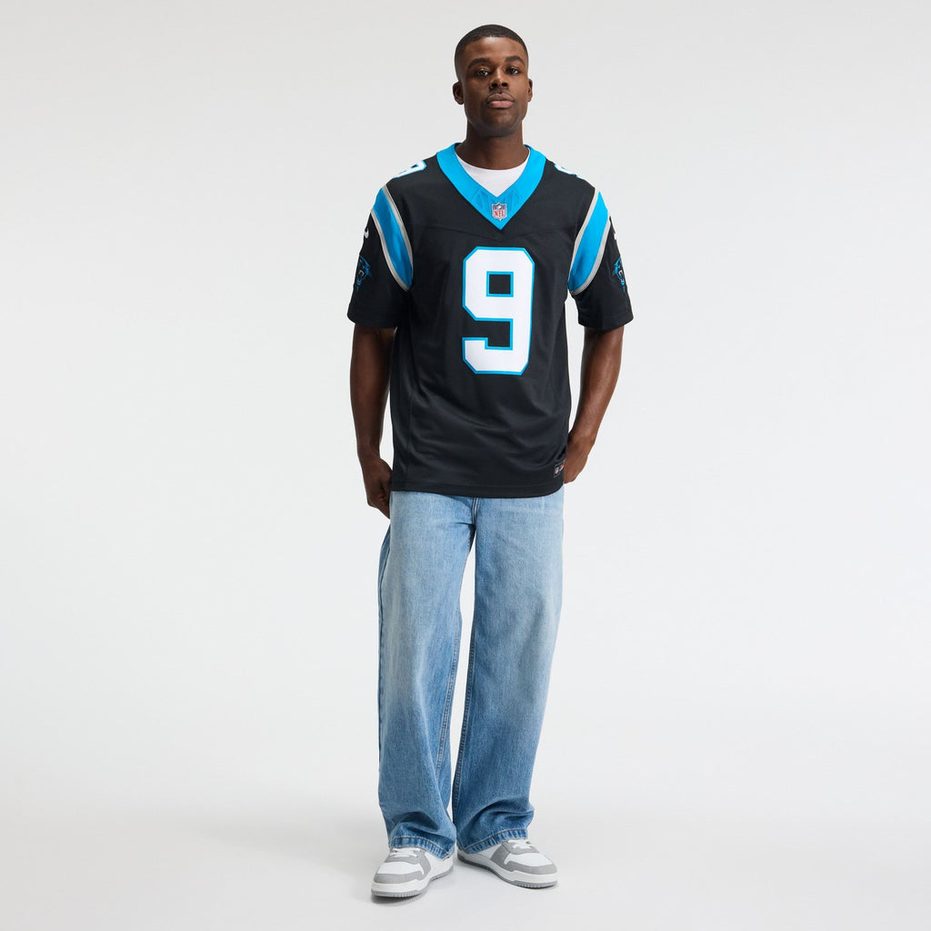 Men's Carolina Panthers Bryce Young Nike Black Team Vapor Fuse Stitched Limited Jersey