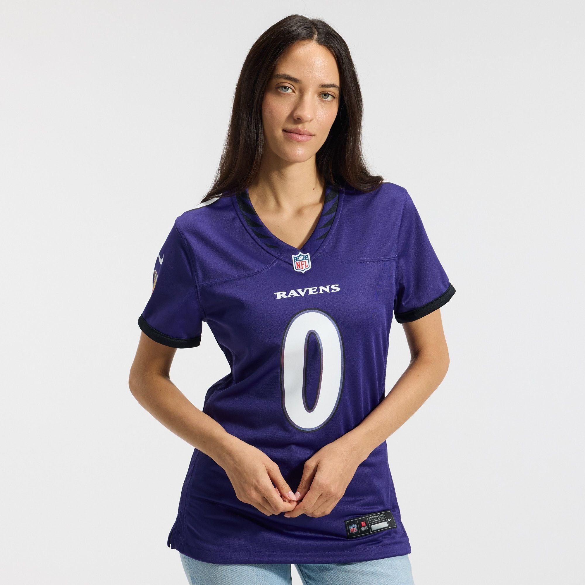 Women's Baltimore Ravens Roquan Smith Nike Purple Team Game Jersey