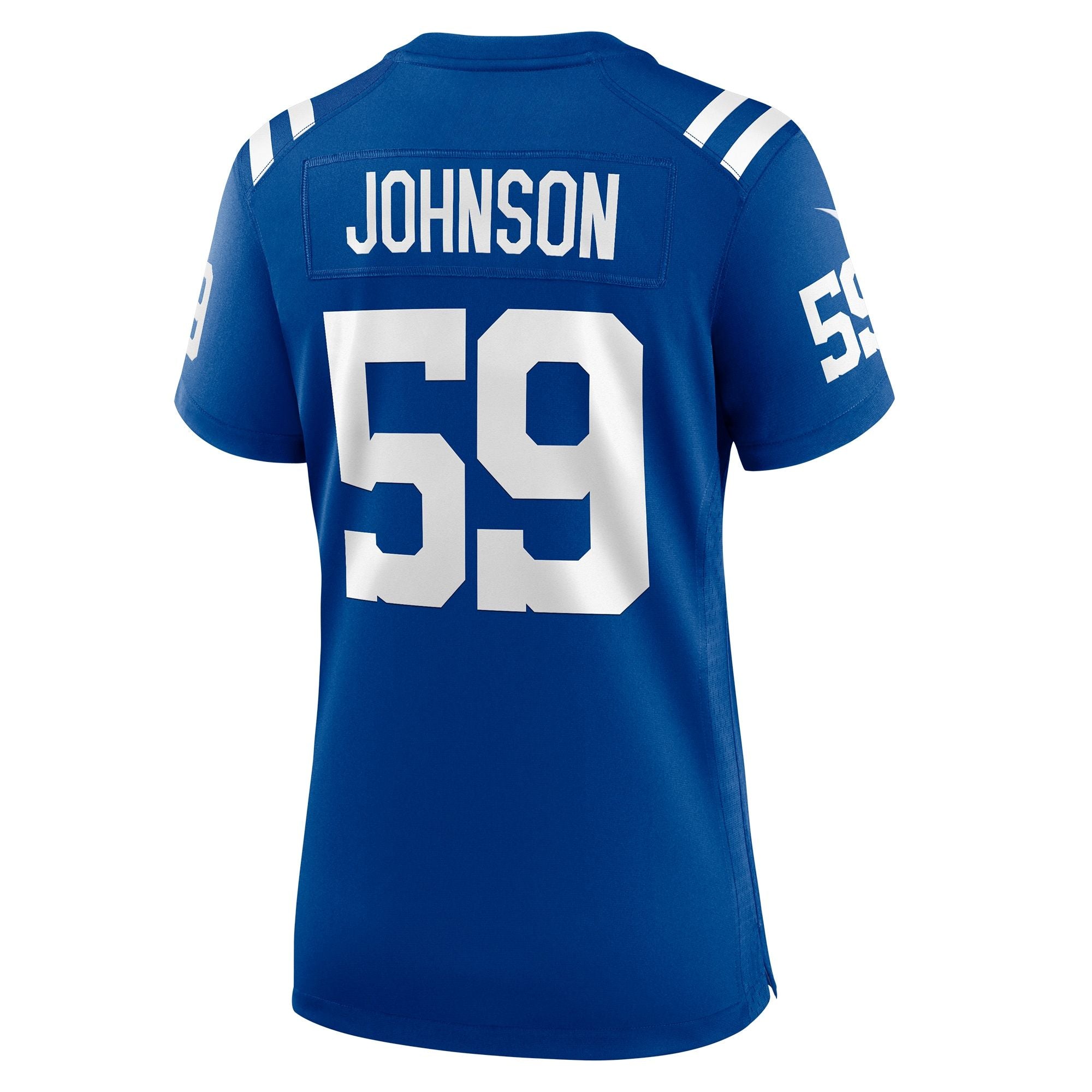Women's Indianapolis Colts Buddy Johnson Nike Royal Team Game Jersey