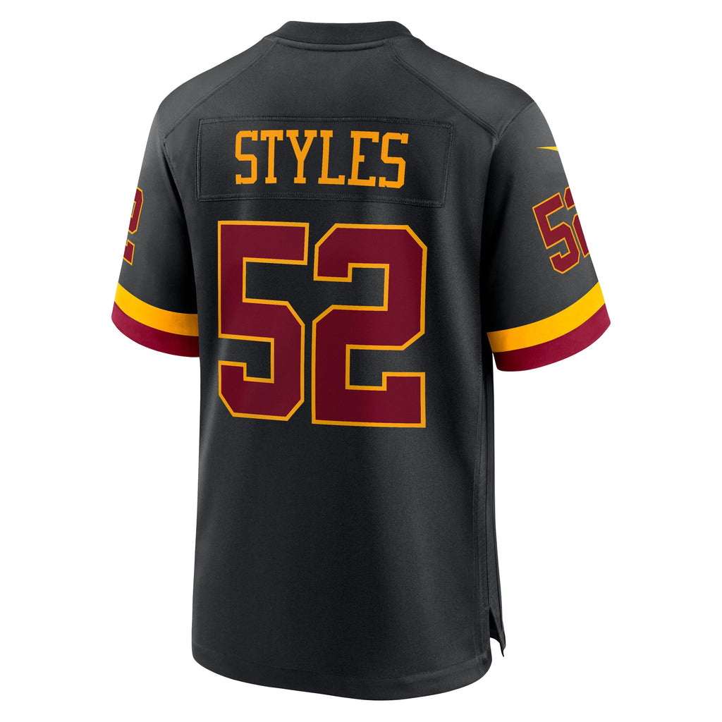 Men's Washington Commanders Sonny Styles Nike Black Game Player Jersey