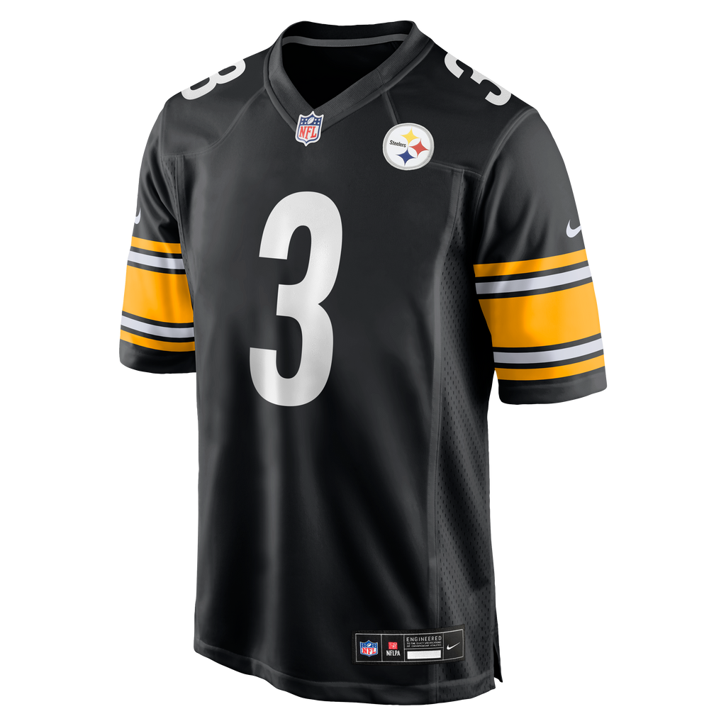 Men's Pittsburgh Steelers Jaquan Brisker Nike Black Team Game Jersey