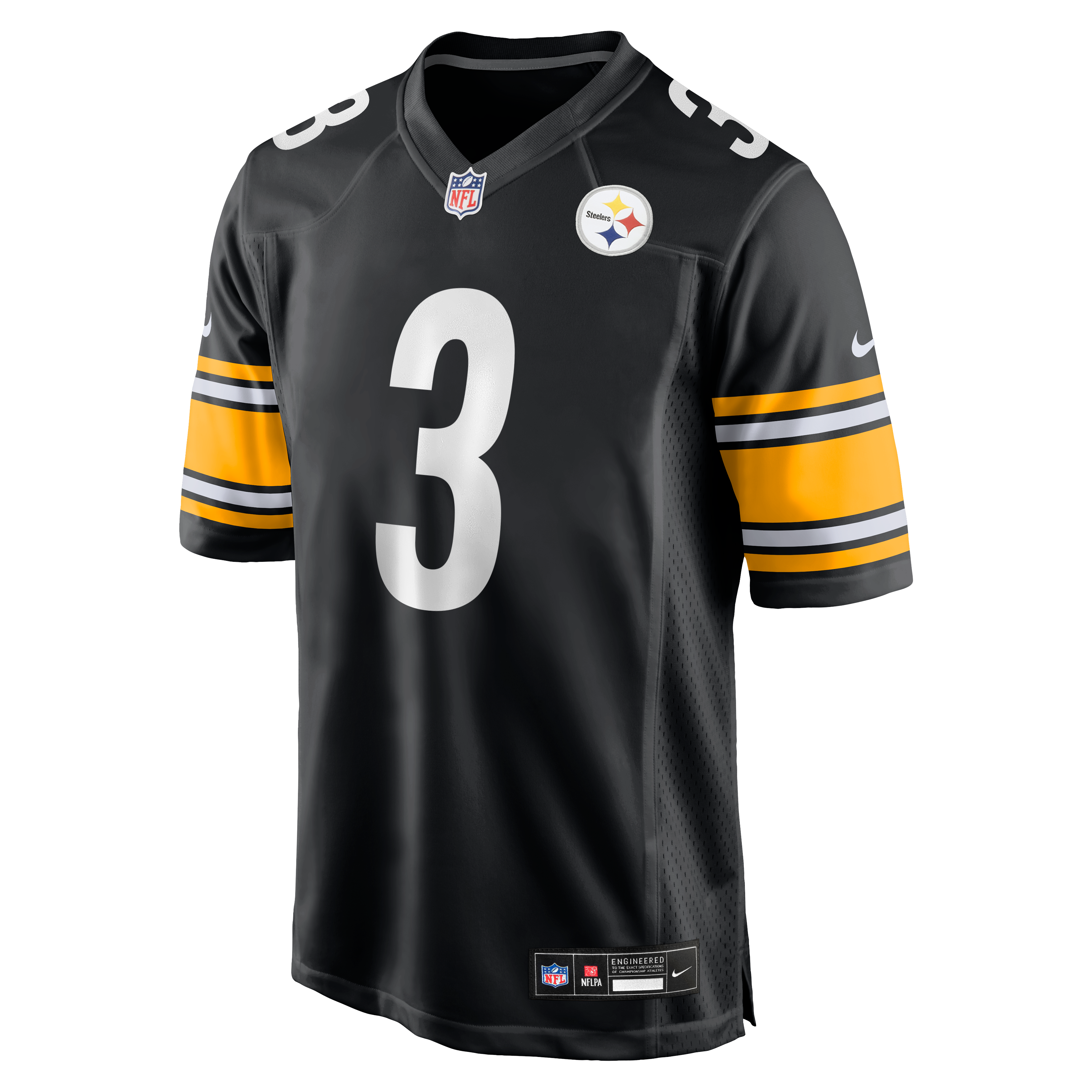 Men's Pittsburgh Steelers Jaquan Brisker Nike Black Team Game Jersey