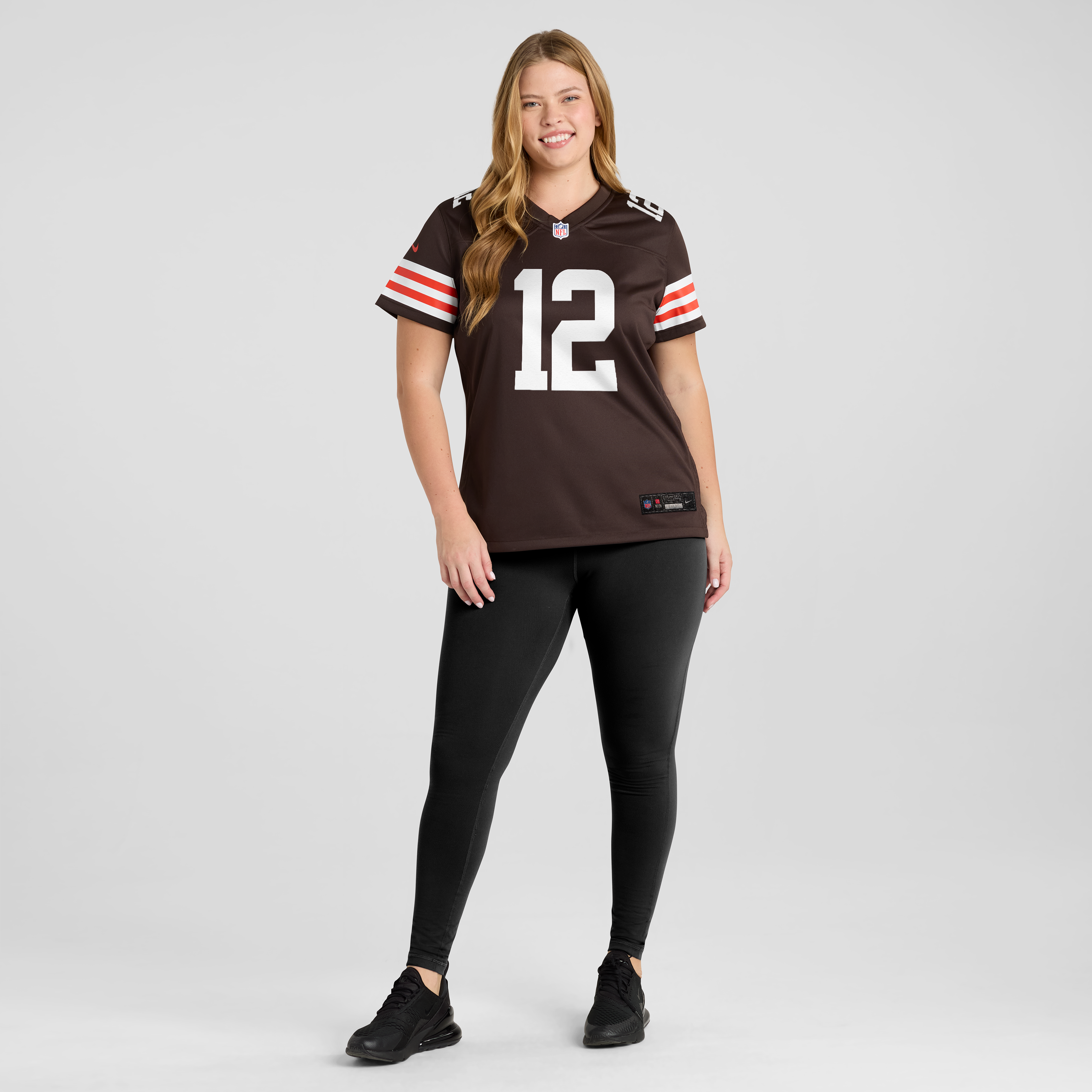 Women's Cleveland Browns Denzel Boston Nike Brown Team Game Jersey