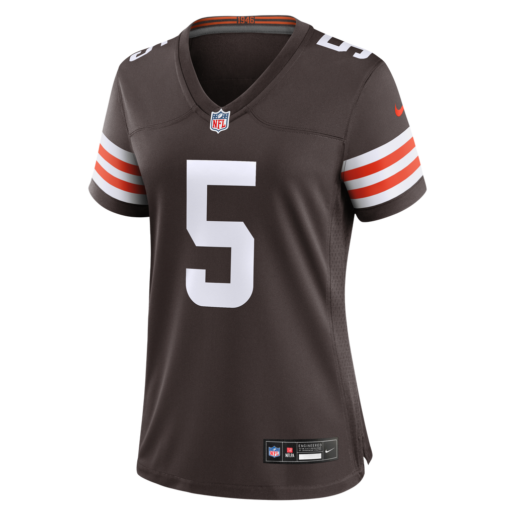 Women's Cleveland Browns Quincy Williams Nike Brown Team Game Jersey