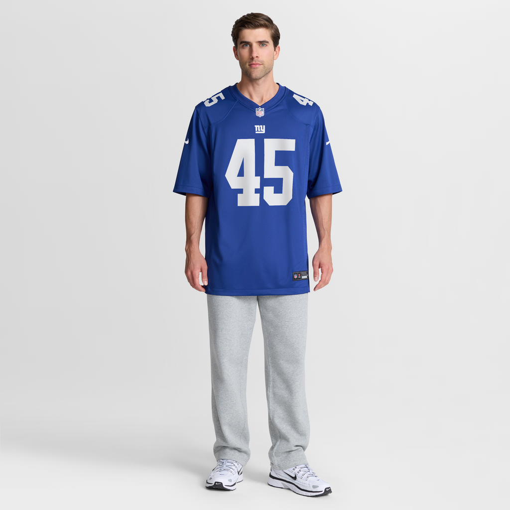 Men's New York Giants Patrick Ricard Nike Royal Team Game Jersey