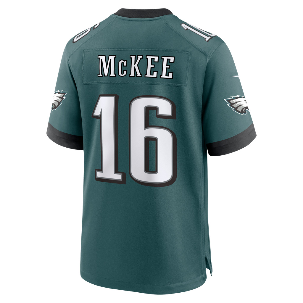 Men's Philadelphia Eagles Tanner Mckee Nike Midnight Green Team Game Jersey