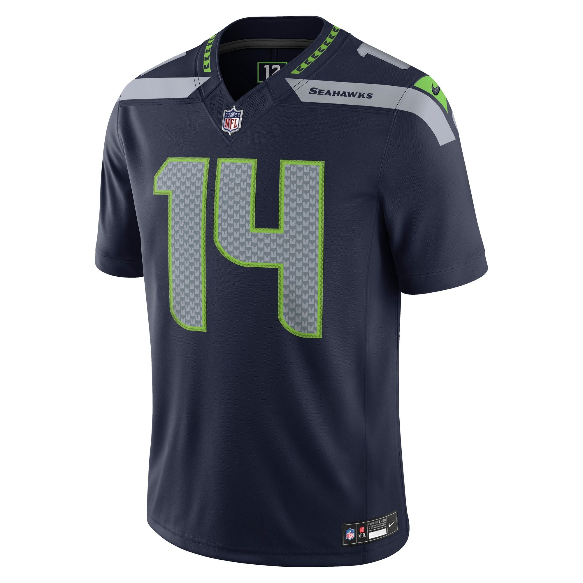 Men's Seattle Seahawks Sam Darnold Nike College Navy Team Vapor Fuse Stitched Limited Jersey