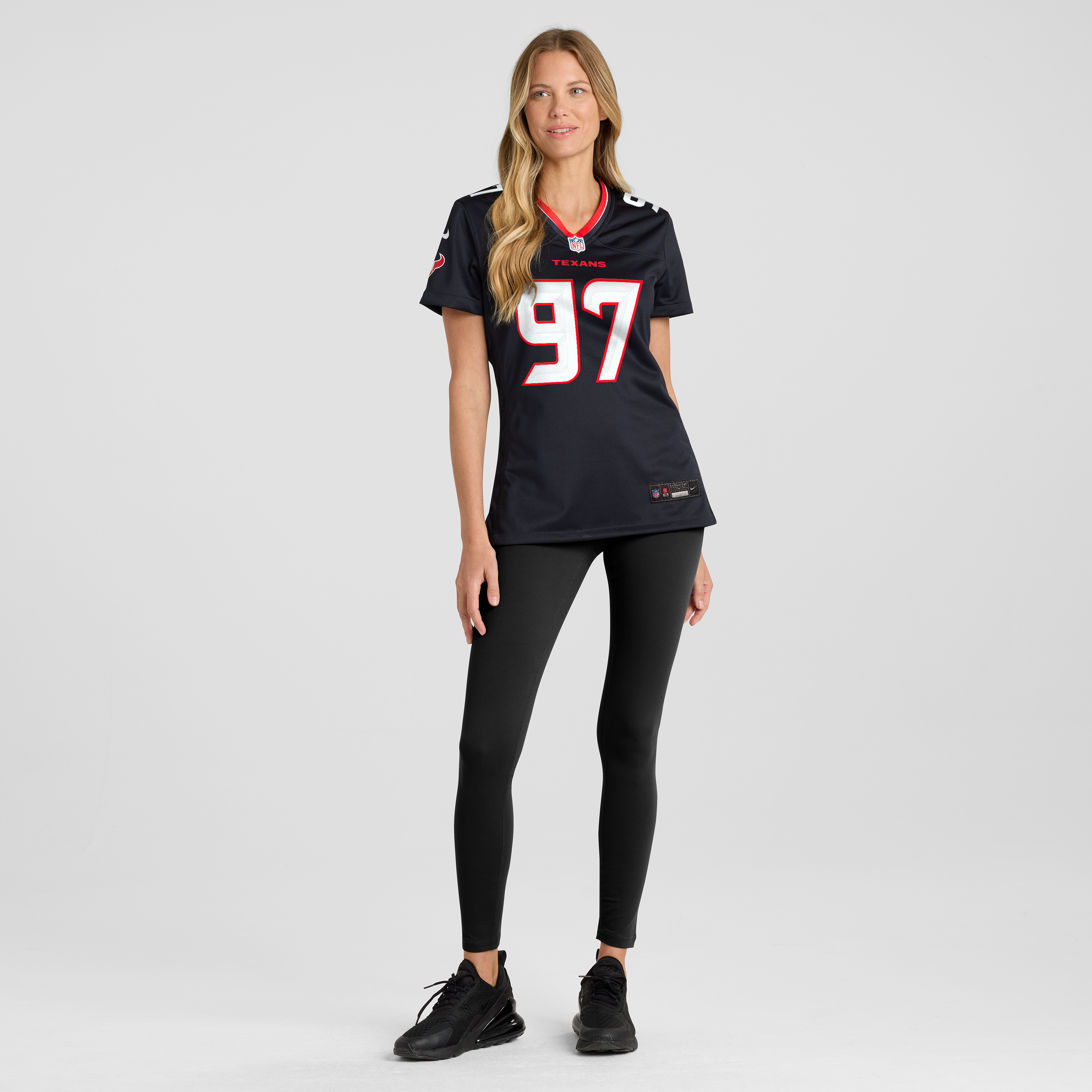 Women's Houston Texans Dominique Robinson Nike Navy Team Game Jersey