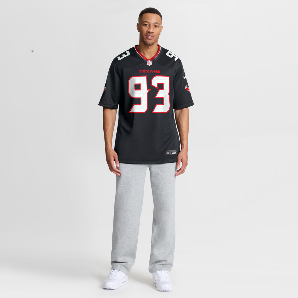 Men's Houston Texans Kayden Mcdonald Nike Navy Team Game Jersey
