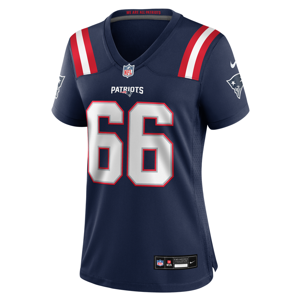 Women's New England Patriots Will Campbell Nike Navy Team Game Jersey