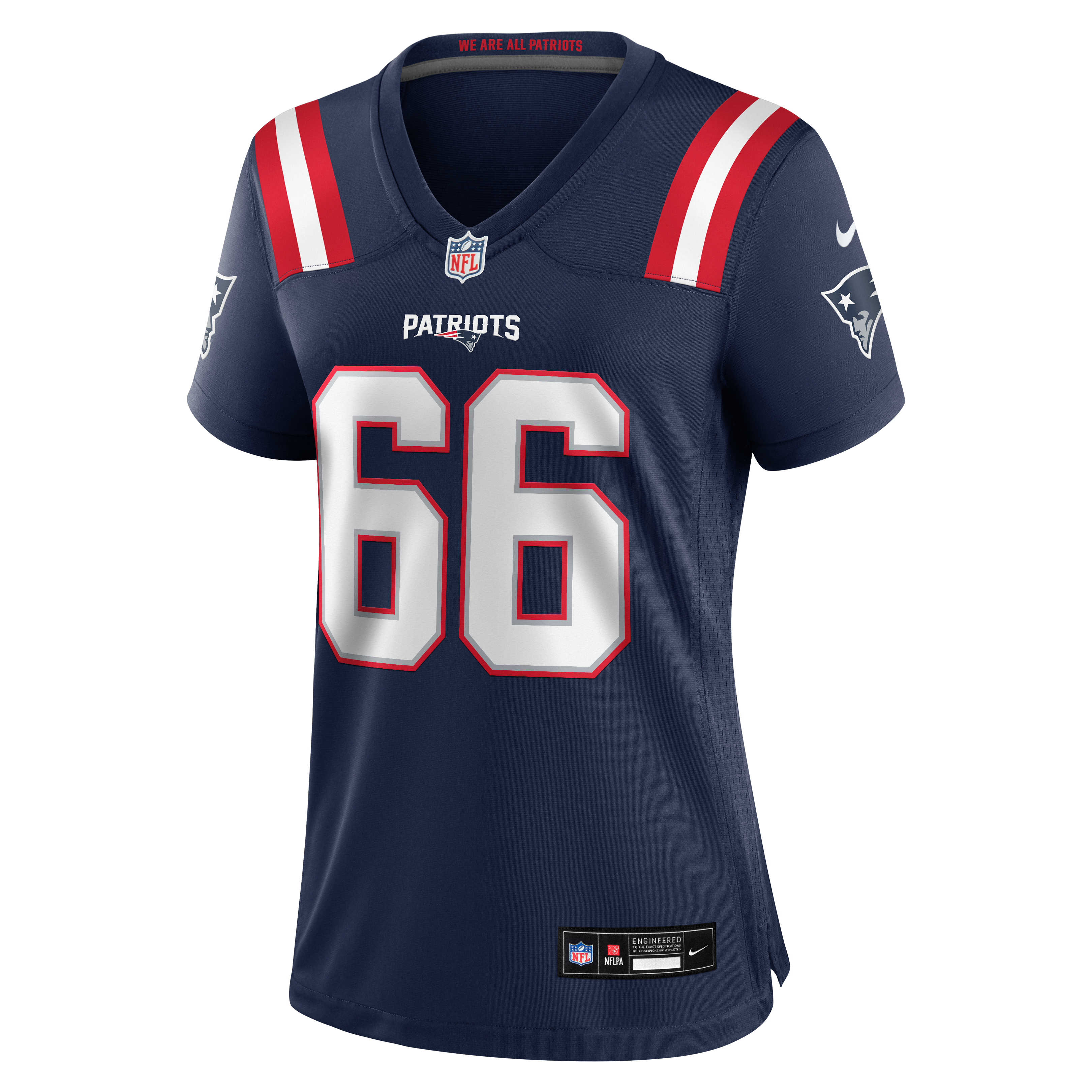 Women's New England Patriots Will Campbell Nike Navy Team Game Jersey