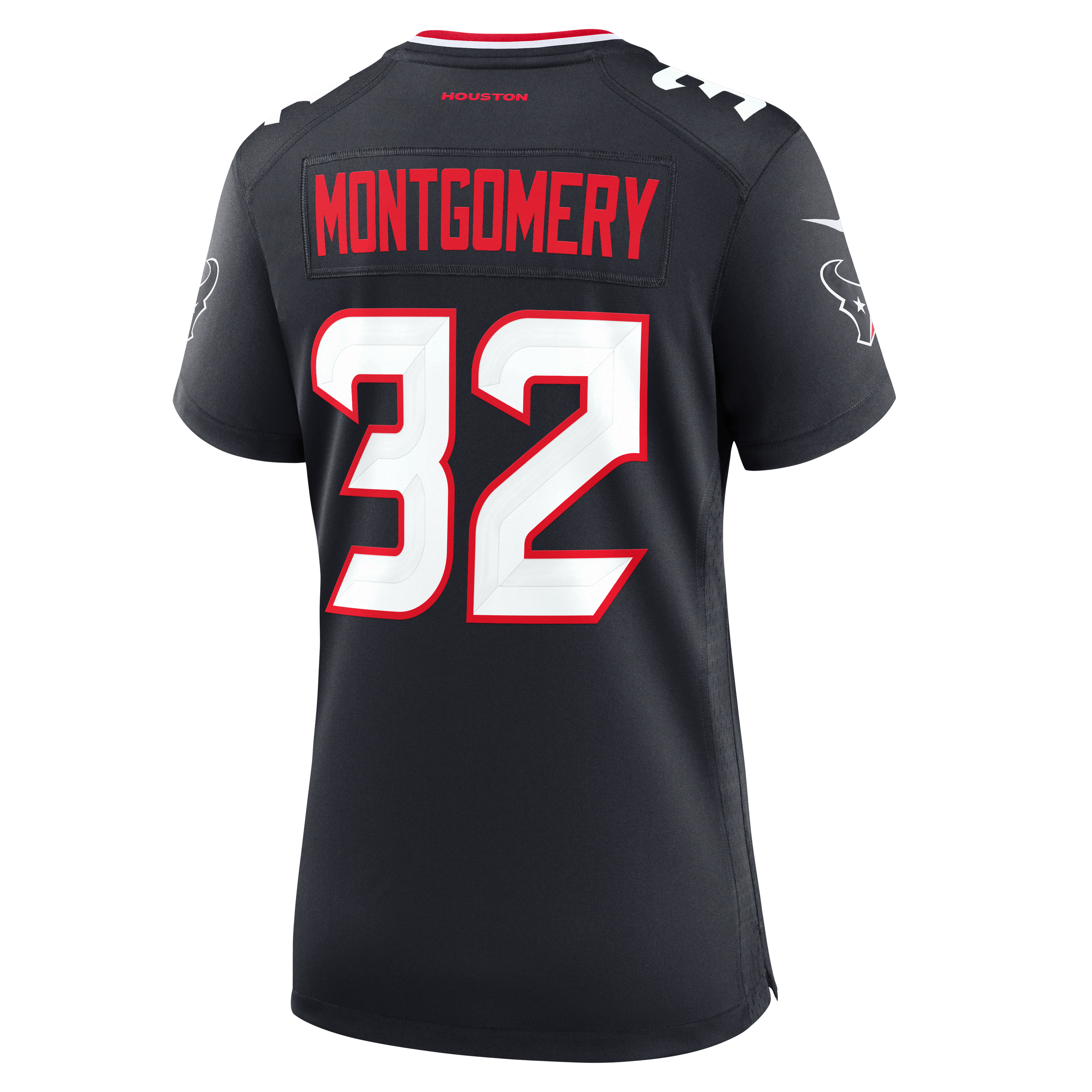Women's Houston Texans David Montgomery Nike Navy Game Jersey