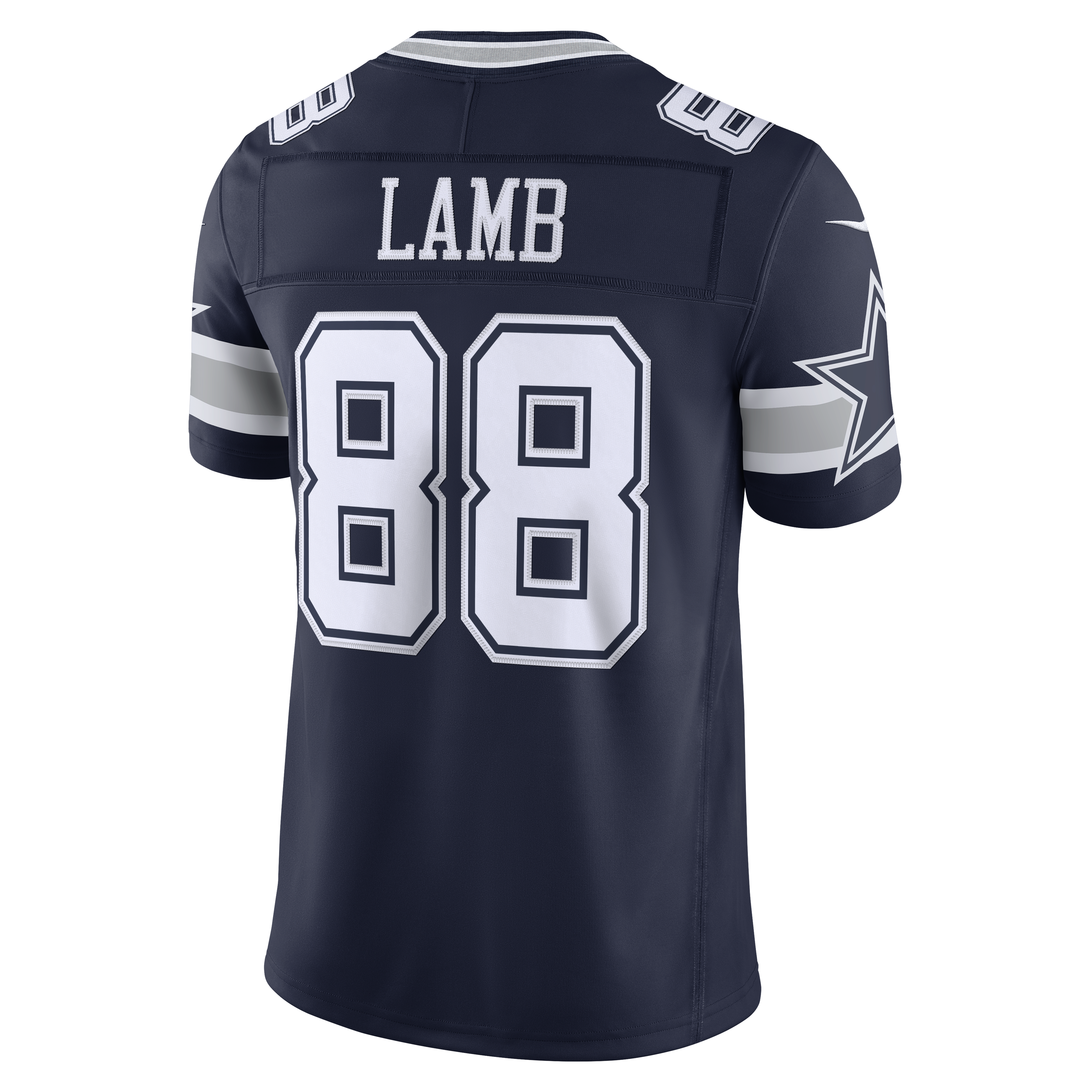 Men's Dallas Cowboys Ceedee Lamb Nike Navy Team Vapor Fuse Stitched Limited Jersey