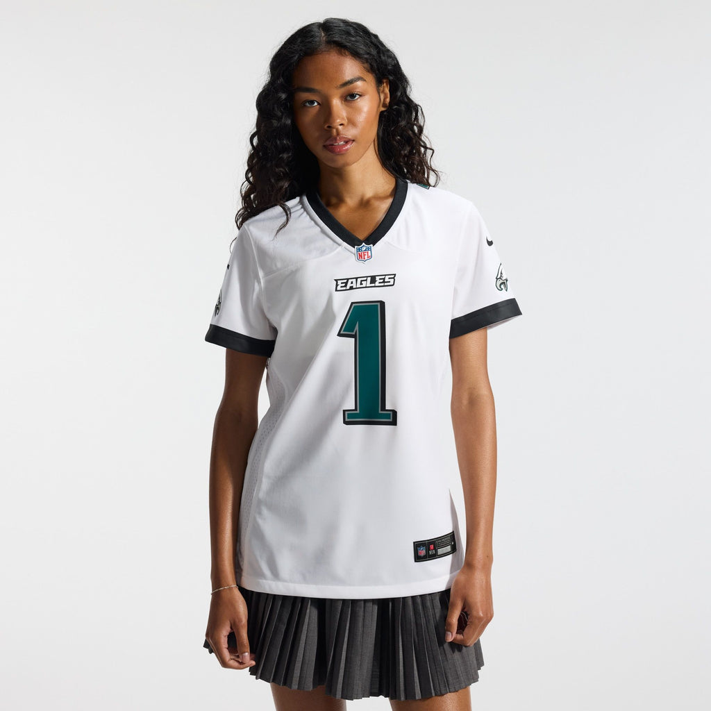 Women's Philadelphia Eagles Jalen Hurts Nike White Game Jersey