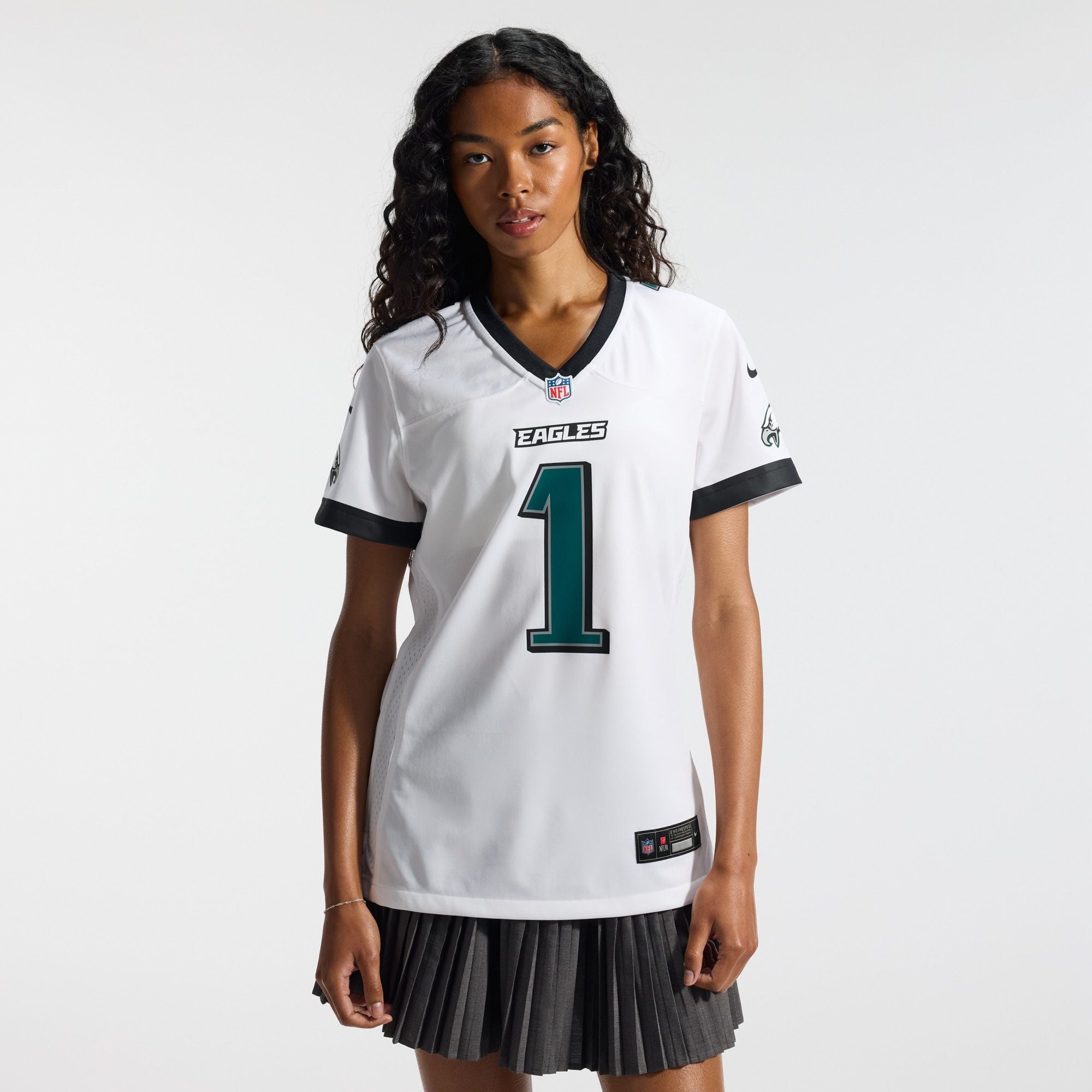 Women's Philadelphia Eagles Jalen Hurts Nike White Game Jersey