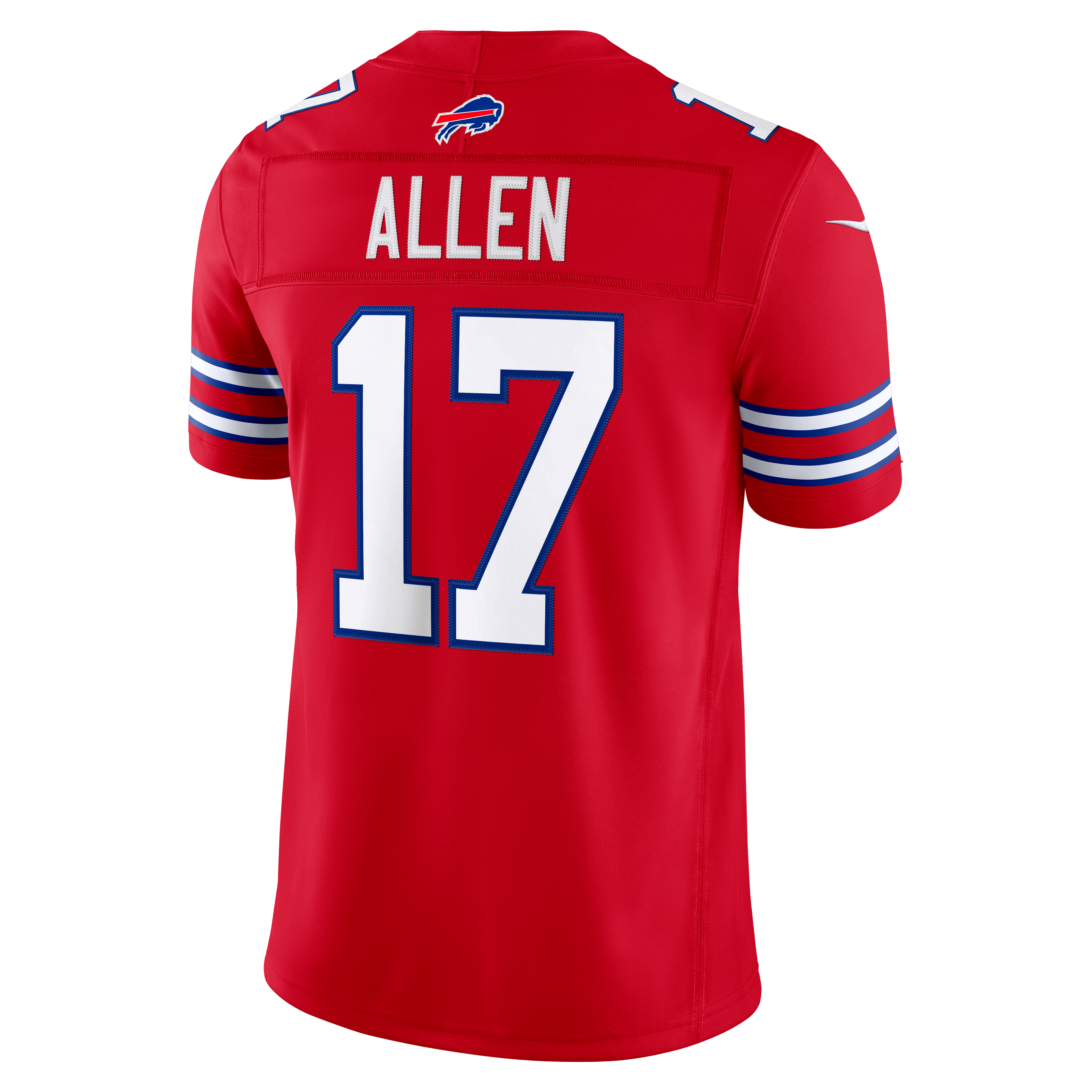 Men's Buffalo Bills Josh Allen Nike Red Alternate Vapor Fuse Stitched Limited Jersey