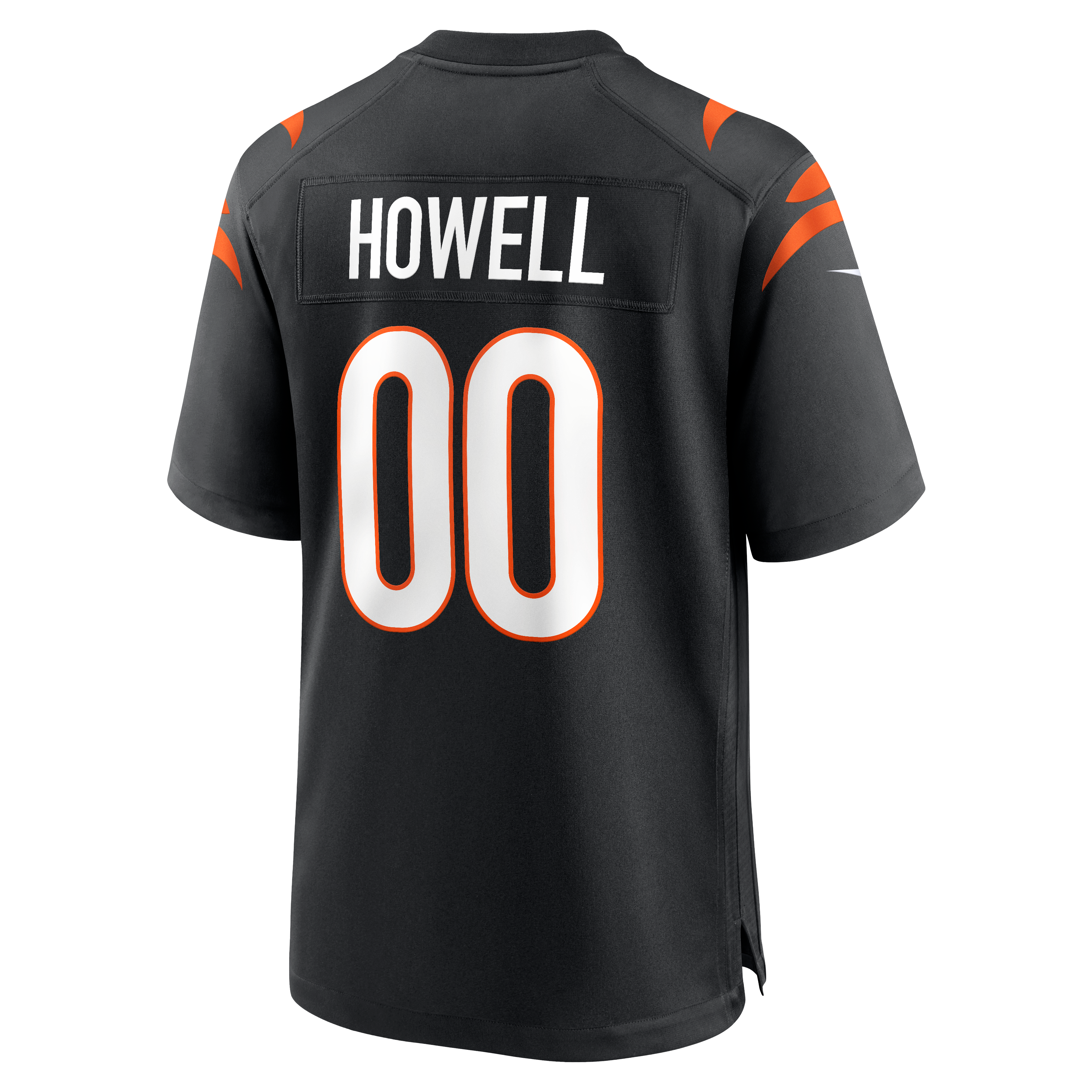 Men's Cincinnati Bengals Cashius Howell Nike Black Team Game Jersey