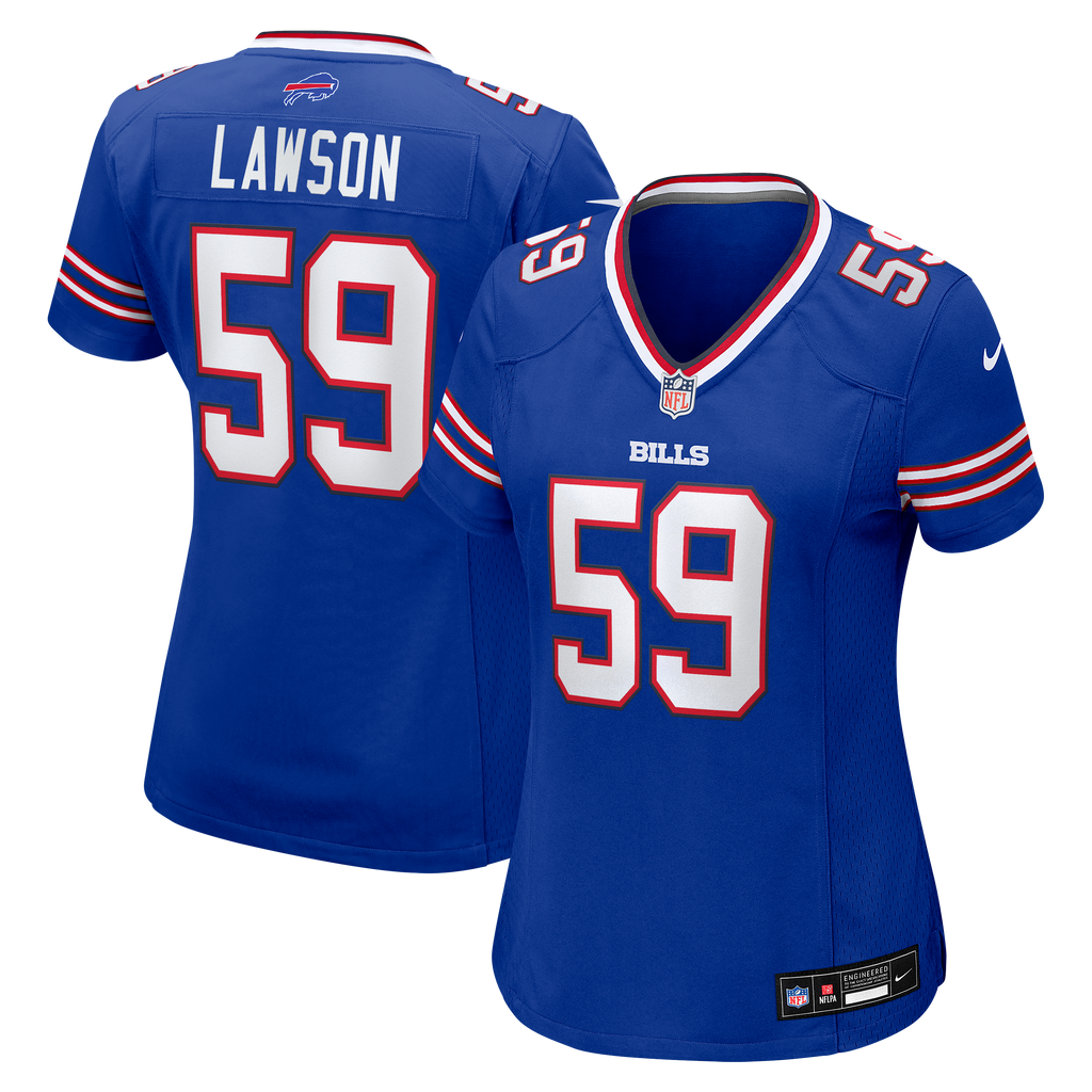 Women's Buffalo Bills Shaq Lawson Nike Royal Team Game Jersey