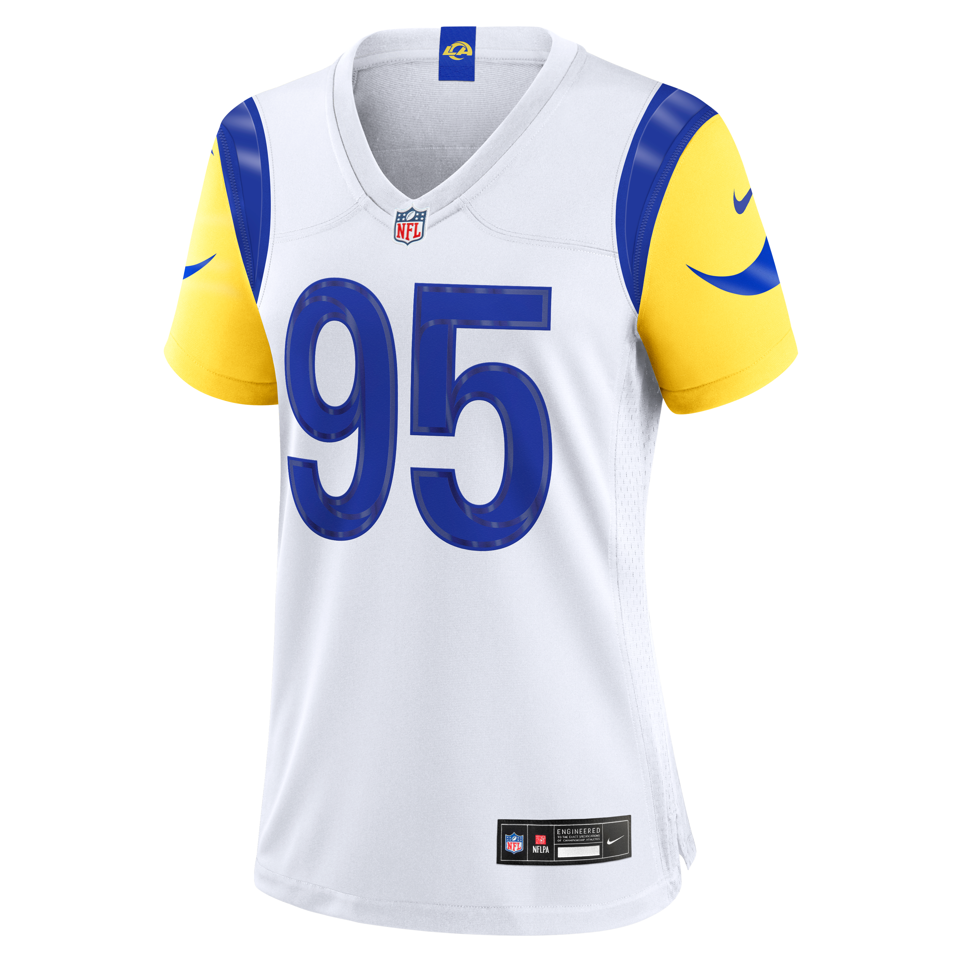 Women's Los Angeles Rams Myles Garrett Nike White Game Jersey