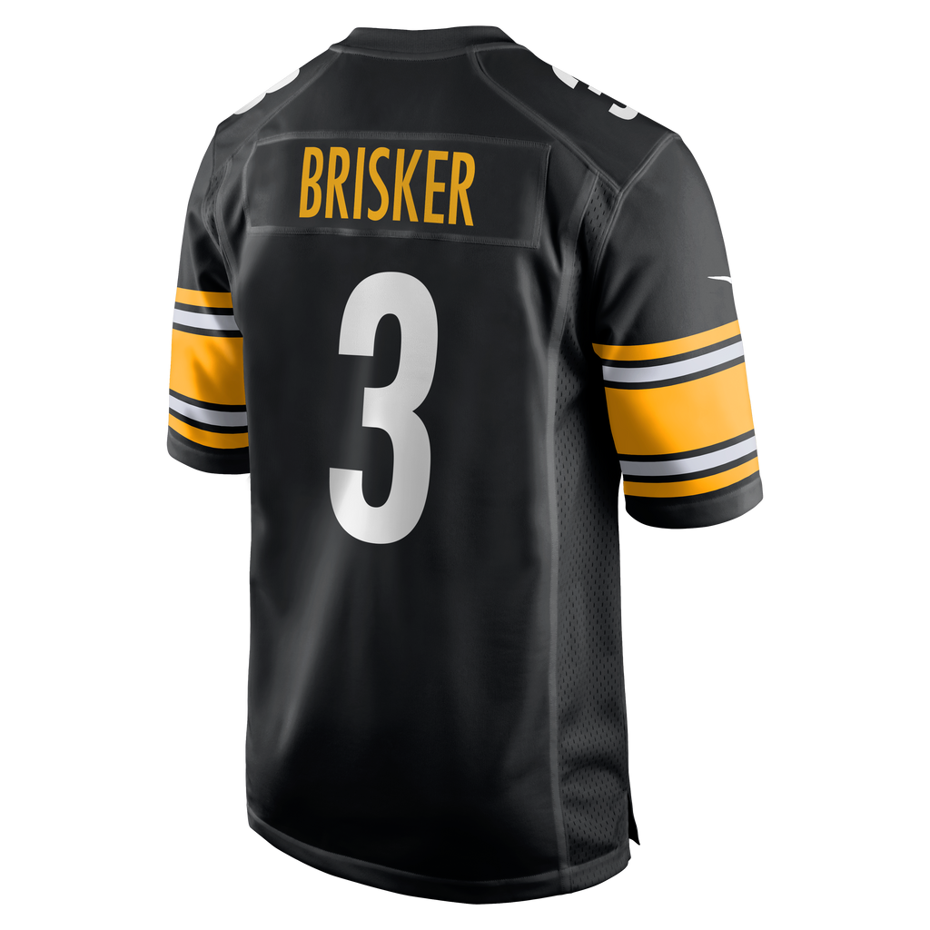 Men's Pittsburgh Steelers Jaquan Brisker Nike Black Team Game Jersey