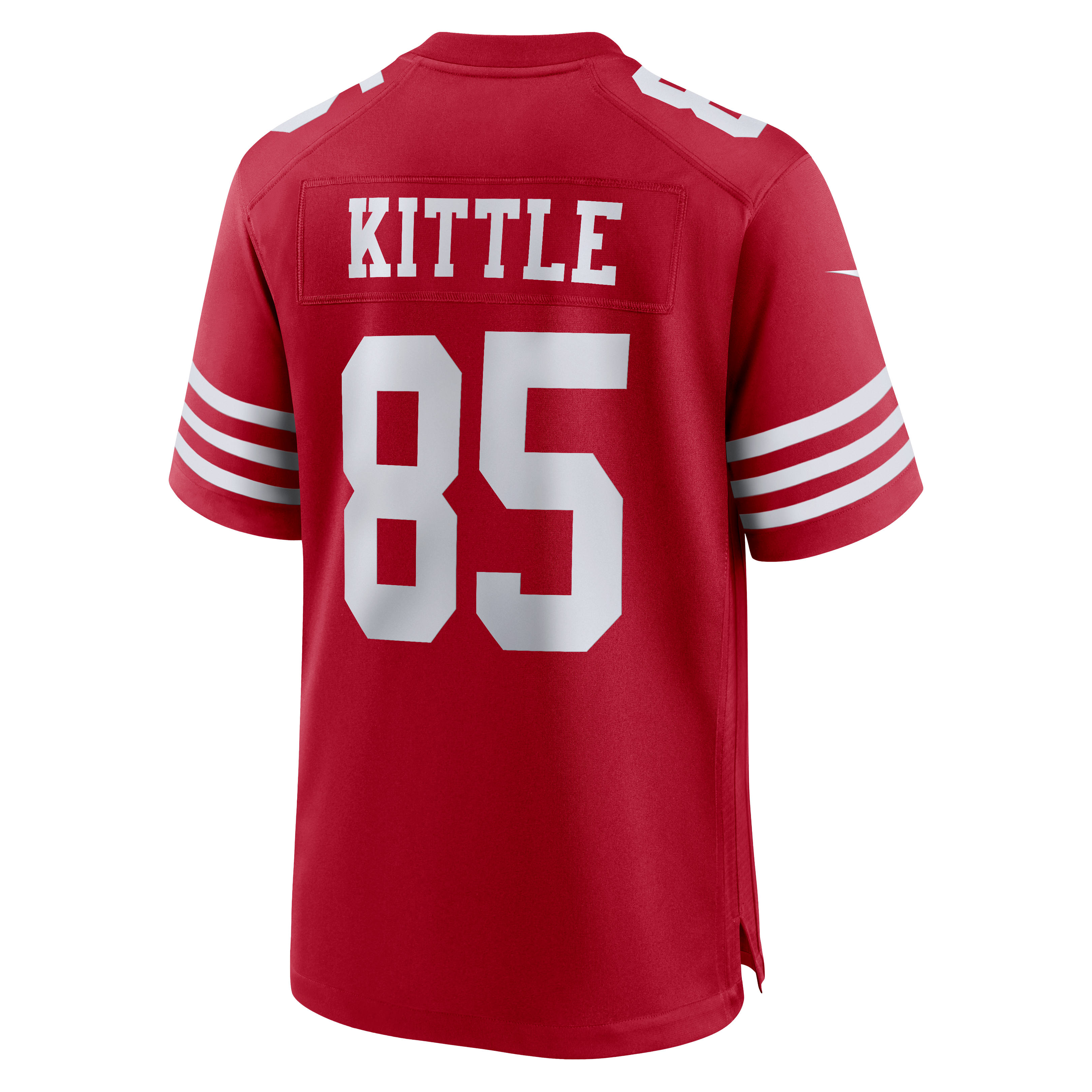Men's San Francisco 49Ers George Kittle Nike Scarlet 80Th Anniversary Game Jersey