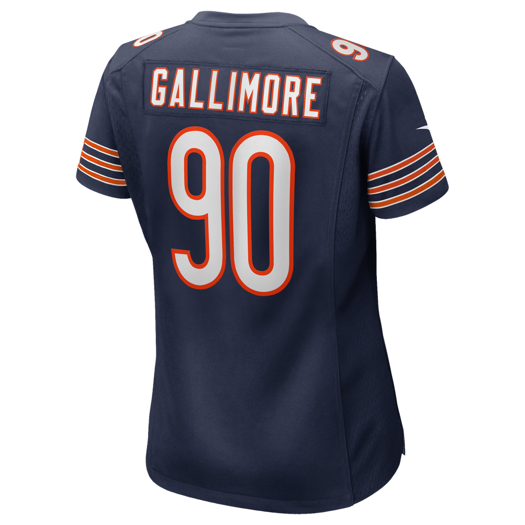 Women's Chicago Bears Neville Gallimore Nike Navy Team Game Jersey