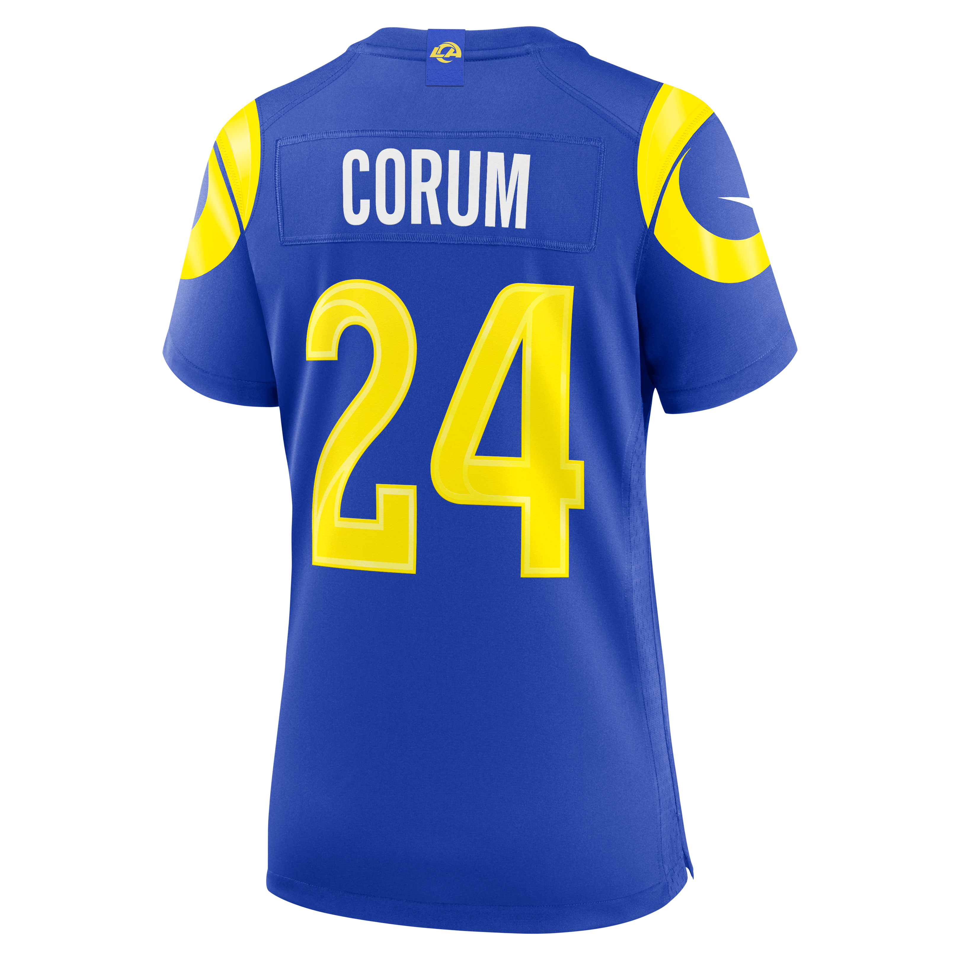Women's Los Angeles Rams Blake Corum Nike Royal Team Game Jersey
