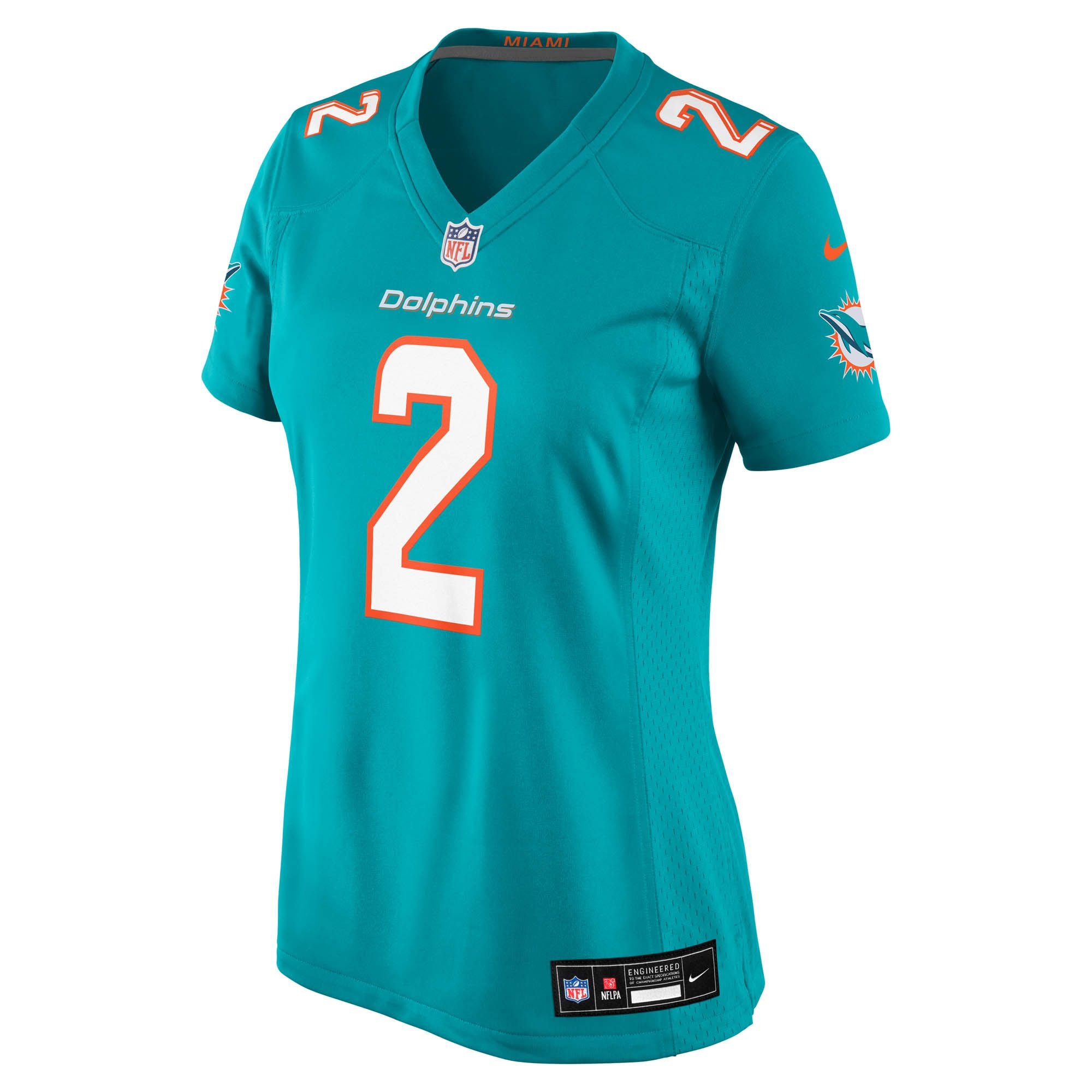 Women's Miami Dolphins Malik Willis Nike Aqua Game Jersey
