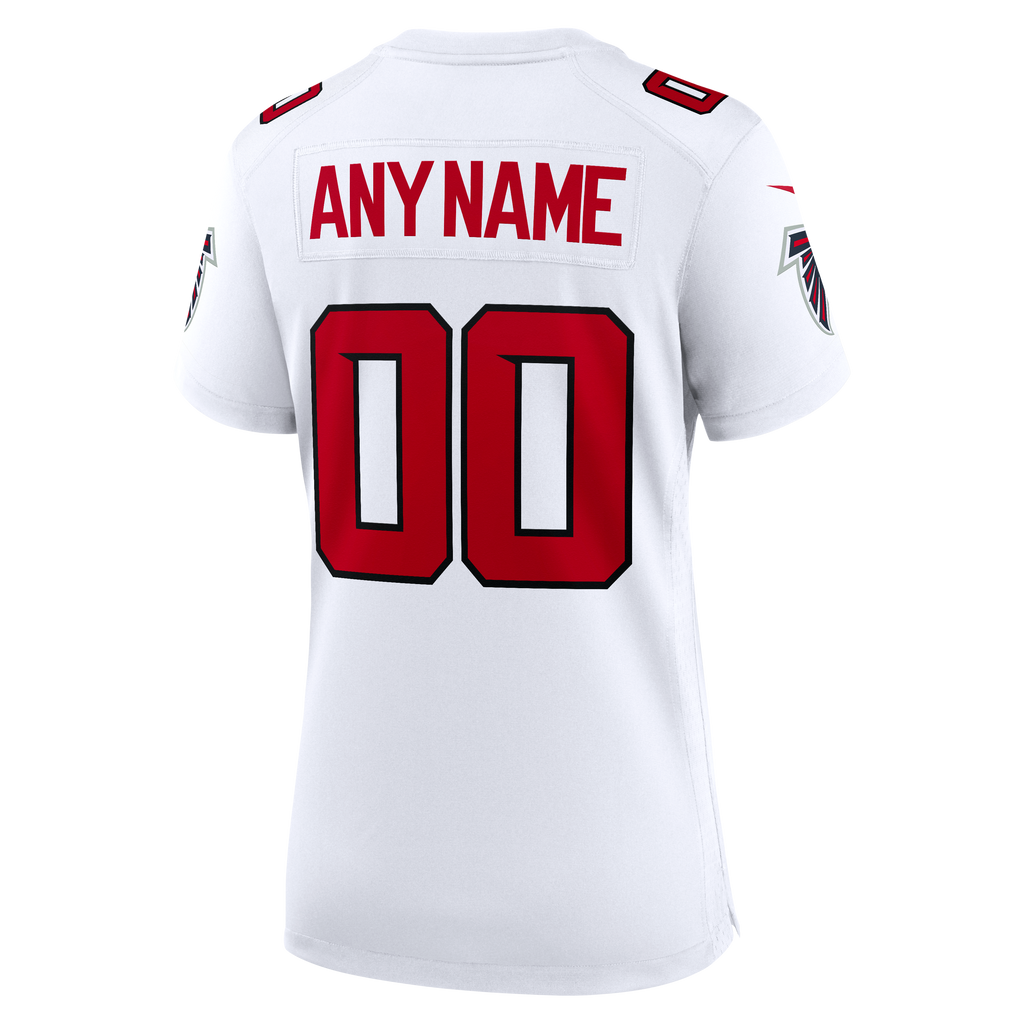 Women's Atlanta Falcons Nike White Custom Game Jersey