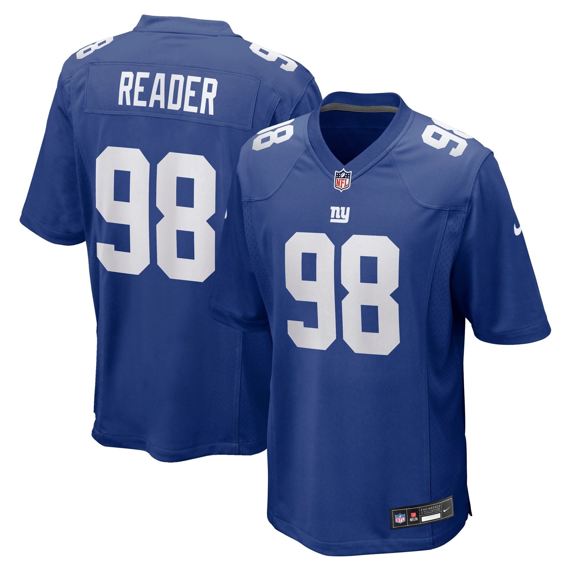 Men's New York Giants Dj Reader Nike Royal Game Jersey