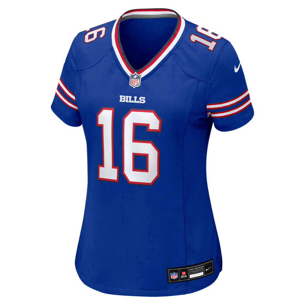 Women's Buffalo Bills Tyler Bass Nike Royal Team Game Jersey