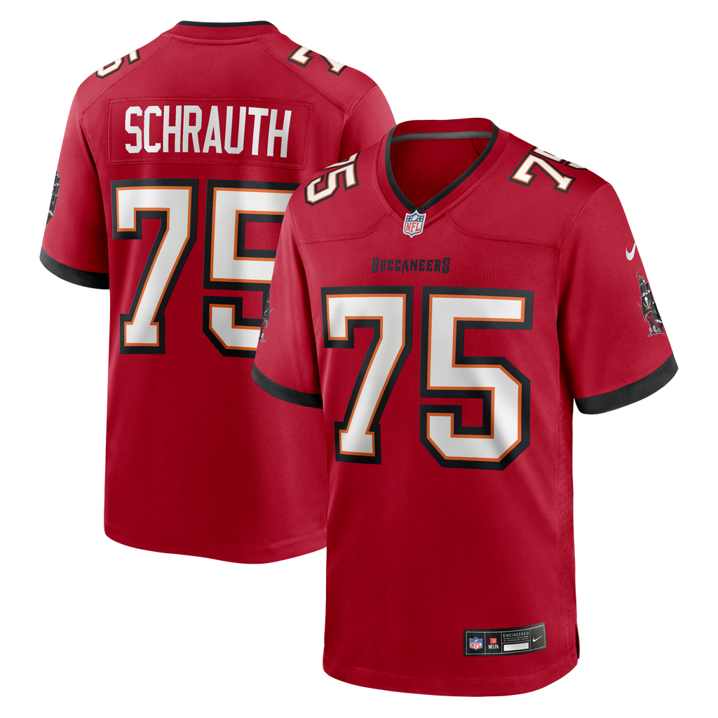 Men's Tampa Bay Buccaneers Billy Schrauth Nike Red Team Game Jersey