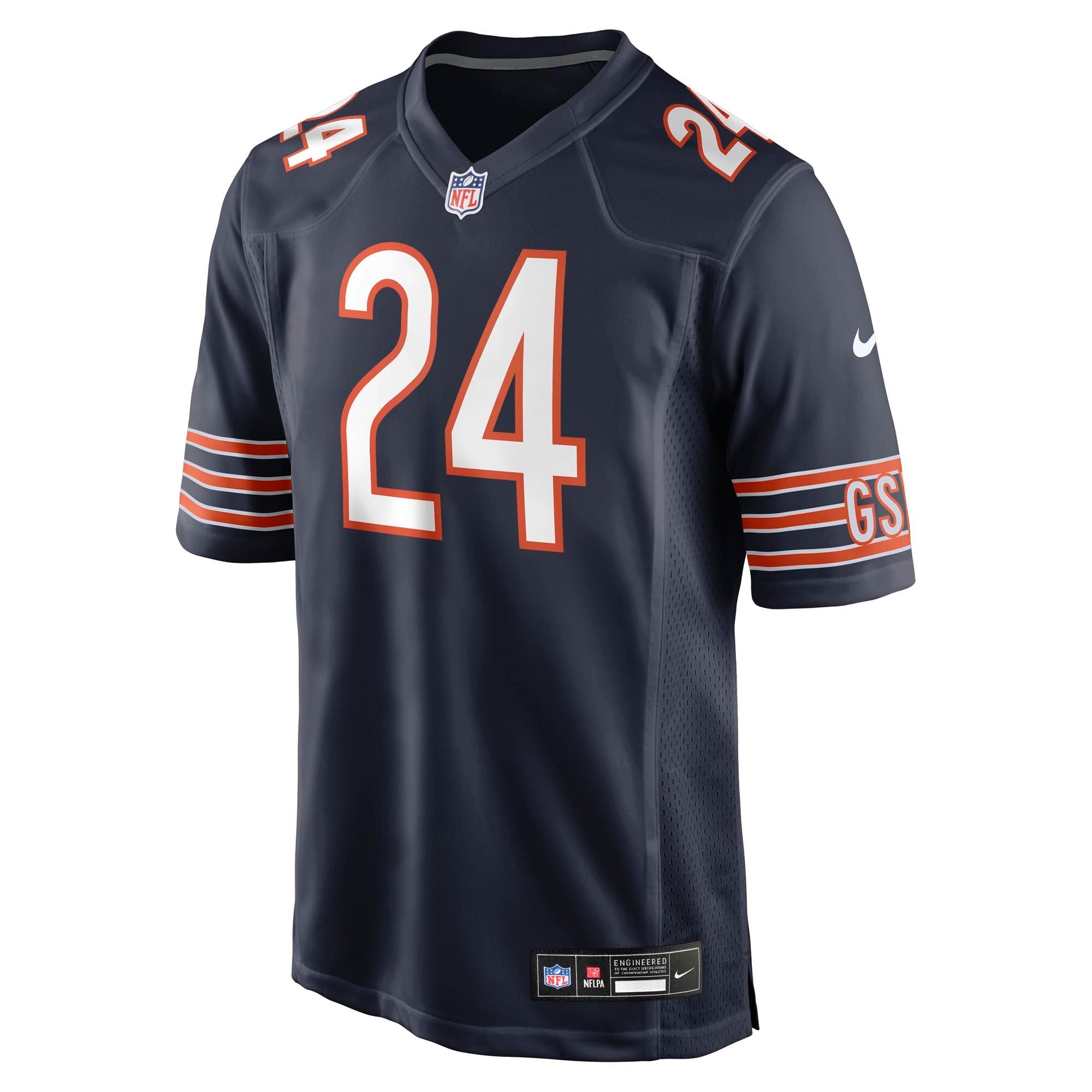 Men's Chicago Bears Malik Muhammad Nike Navy Team Game Jersey