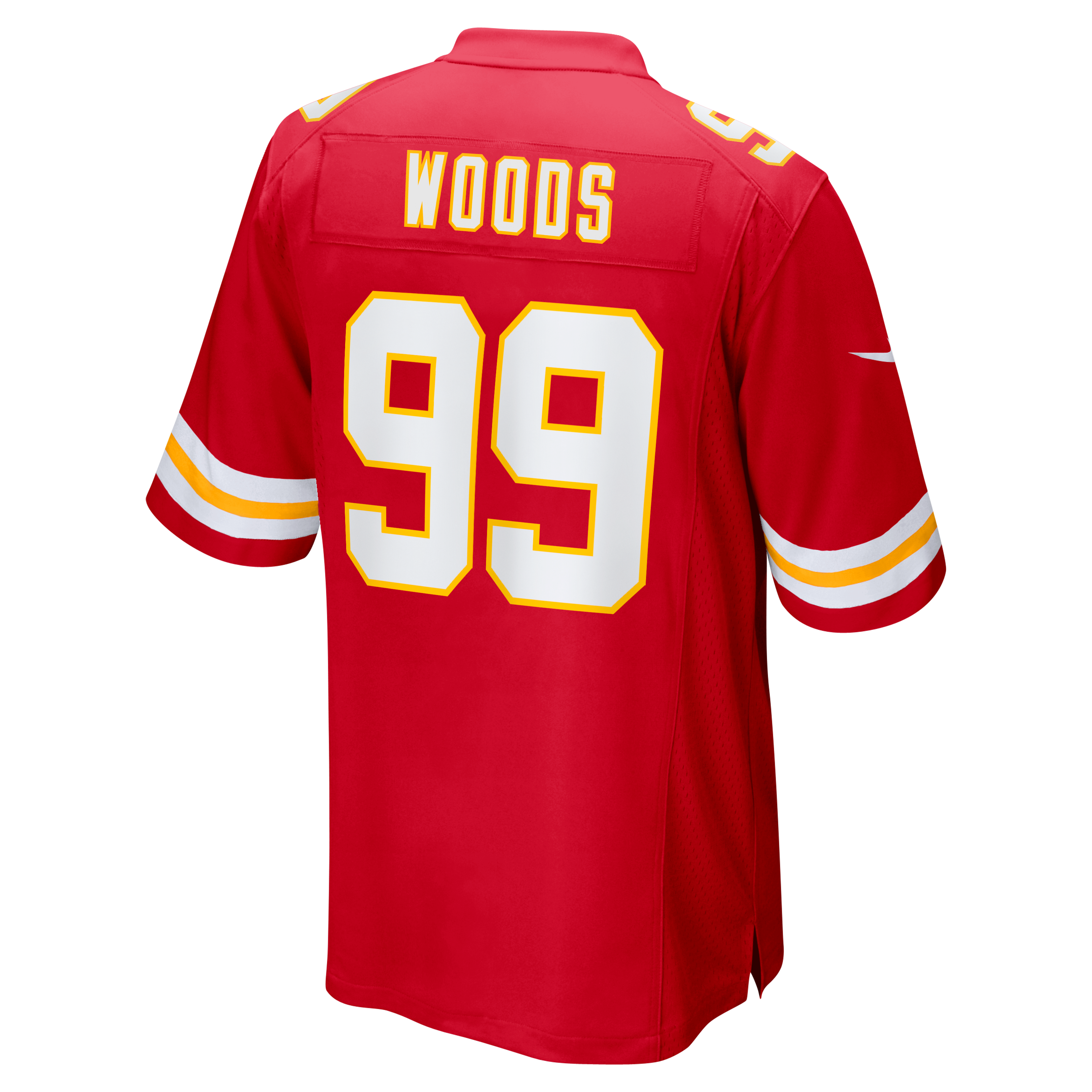 Men's Kansas City Chiefs Peter Woods Nike Red 2026 Nfl Draft First Round Pick No 29 Team Game Jersey
